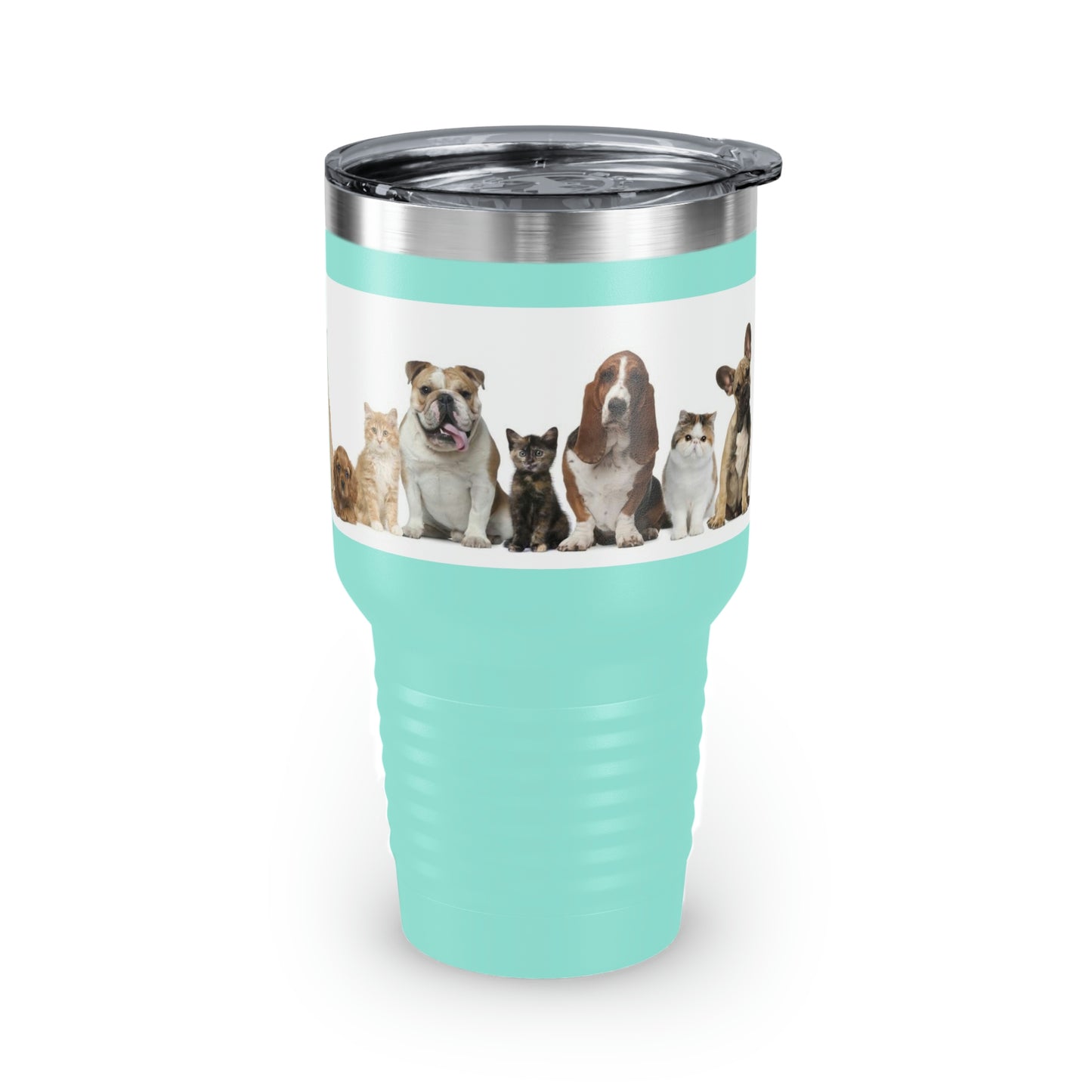 Gobelet à col rond pour chats et chiens, 30 oz, 5 couleurs, pour les voyages, le travail, la détente, les achats, le jardinage, la randonnée
