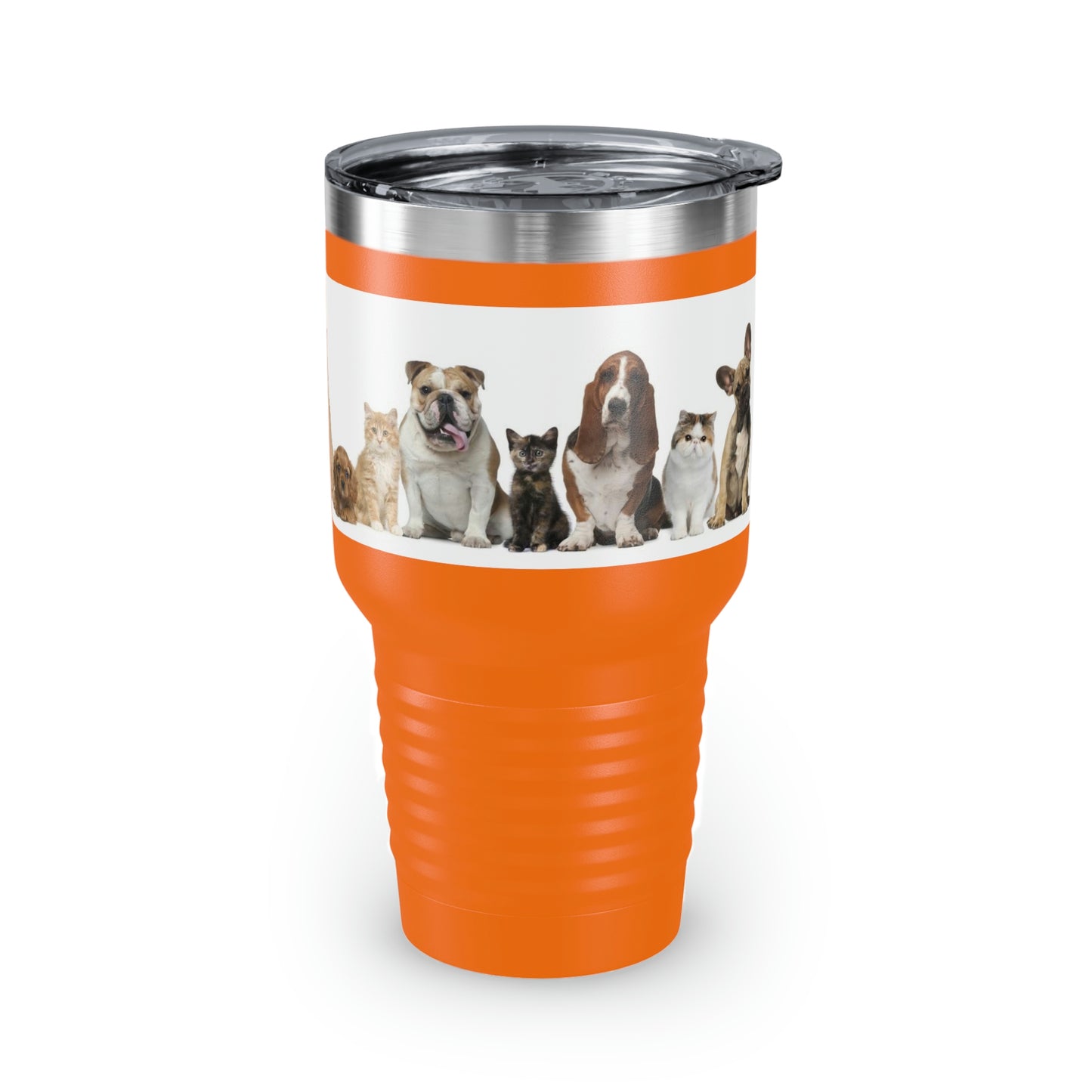 Gobelet à col rond pour chats et chiens, 30 oz, 5 couleurs, pour les voyages, le travail, la détente, les achats, le jardinage, la randonnée