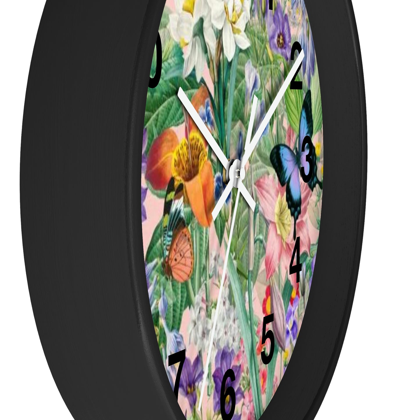 Butterfly Flower Garden Wall Clock Momma Want This Clock!