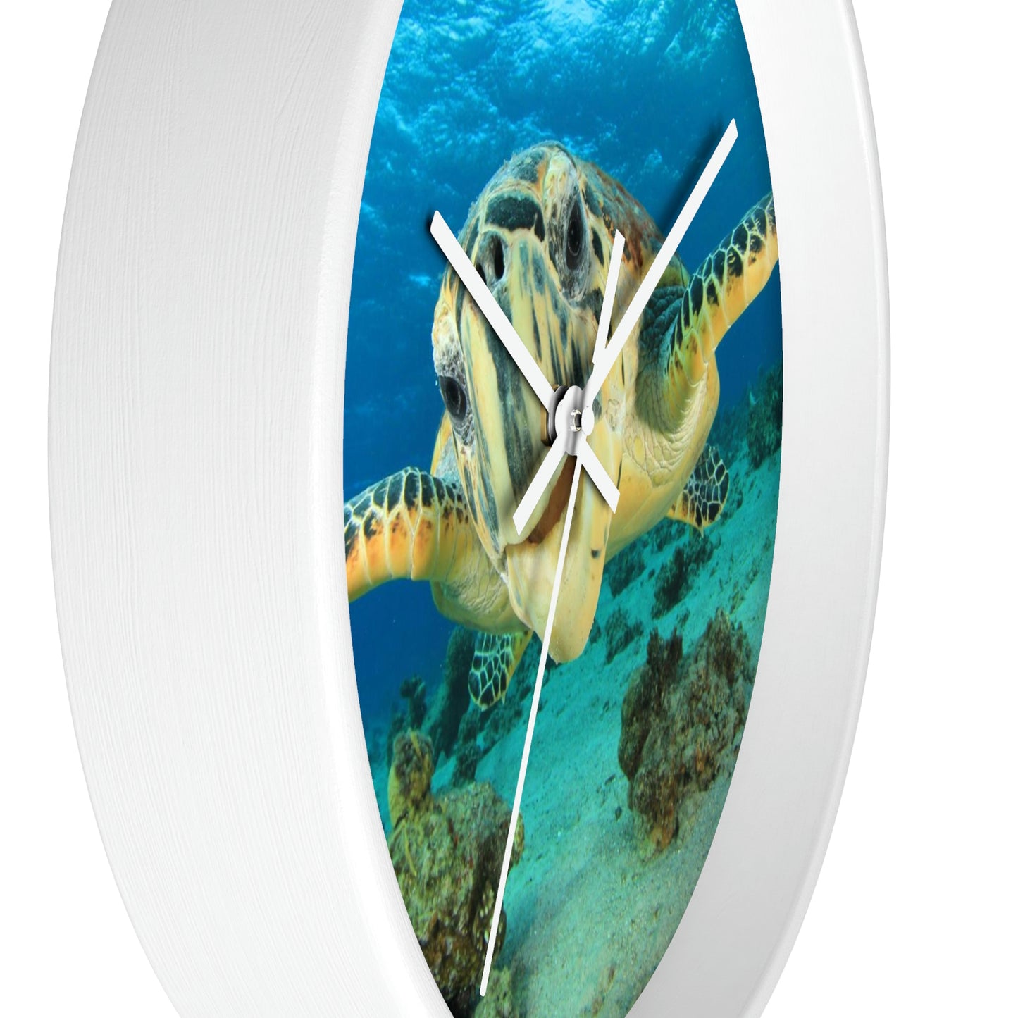 Horloge murale Tortue dans l'océan Les couleurs sont incroyables ! Superbe cadeau !