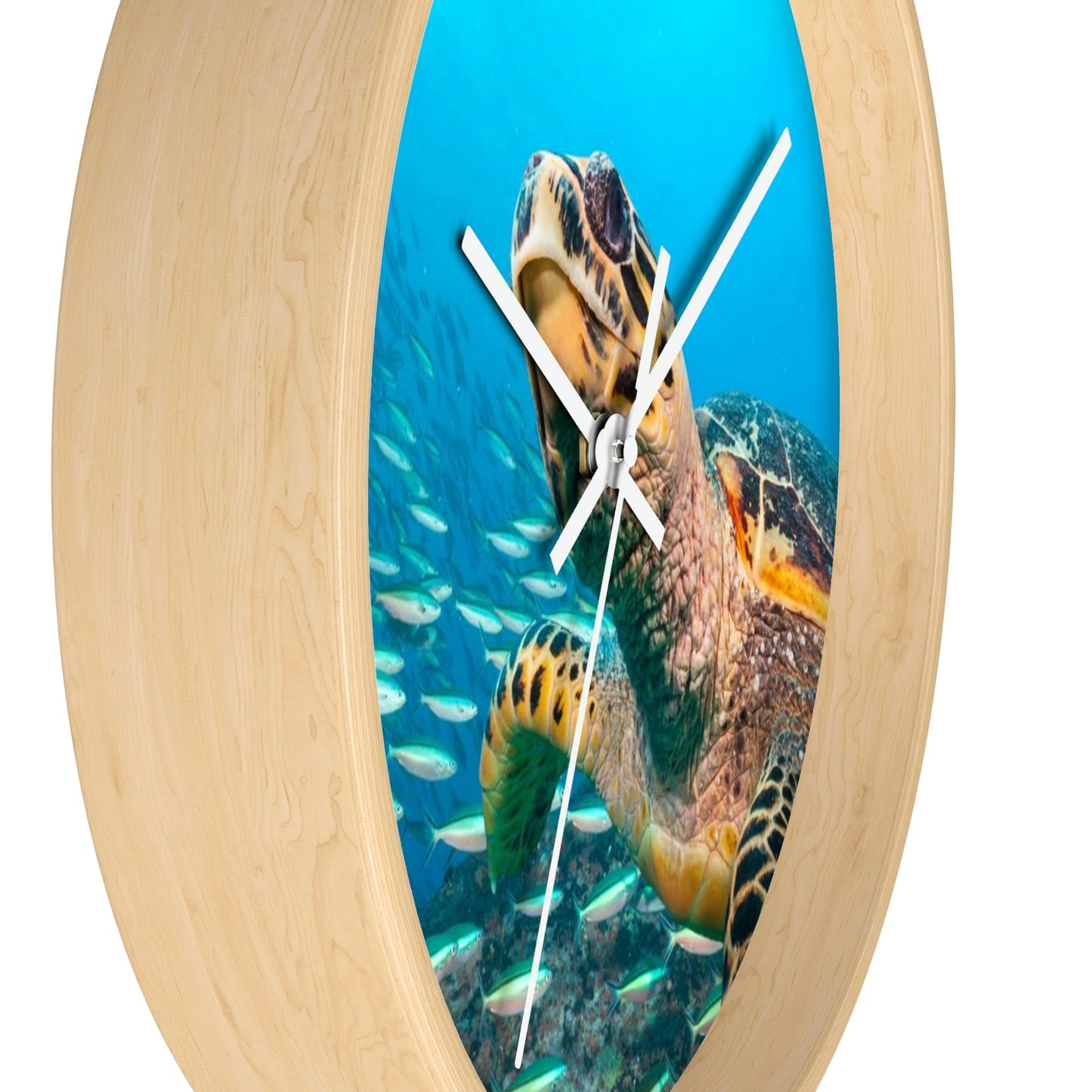 Horloge murale Tortue dans l'océan Couleurs étonnantes ! J'adore !