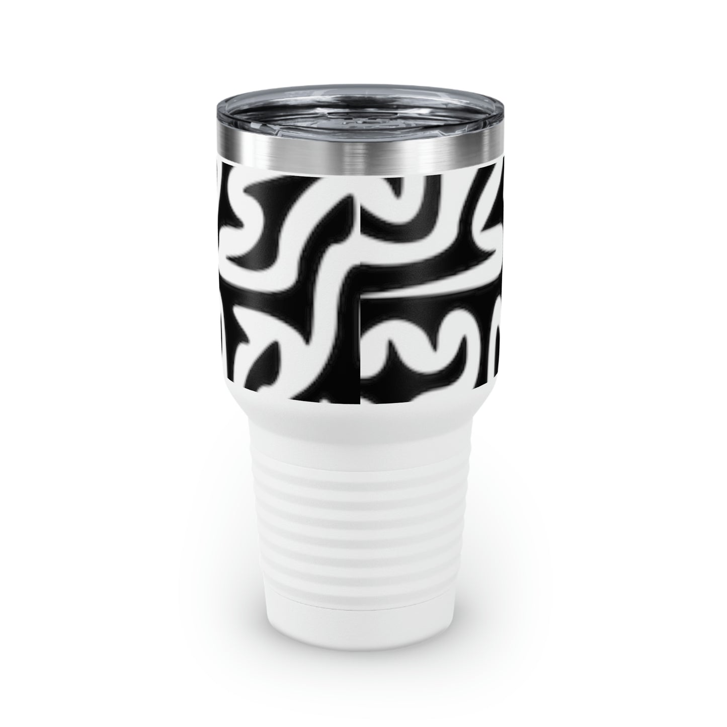 Maze Design Ringneck Tumbler, 30oz Soda Tea Water Juice Beer Wine