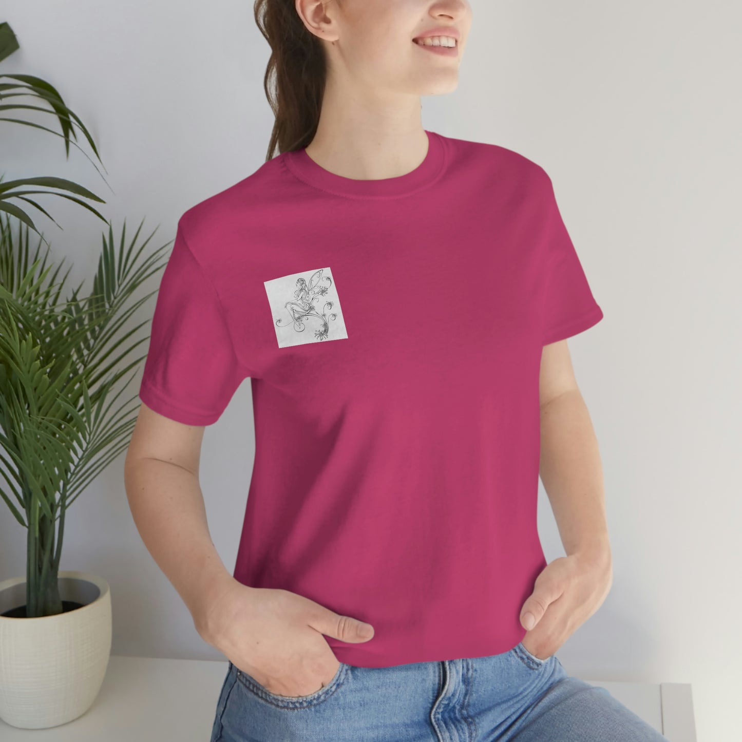 T-shirt à manches courtes unisexe en jersey avec inscription « Witches Brew Happiness » Cadeau d'anniversaire