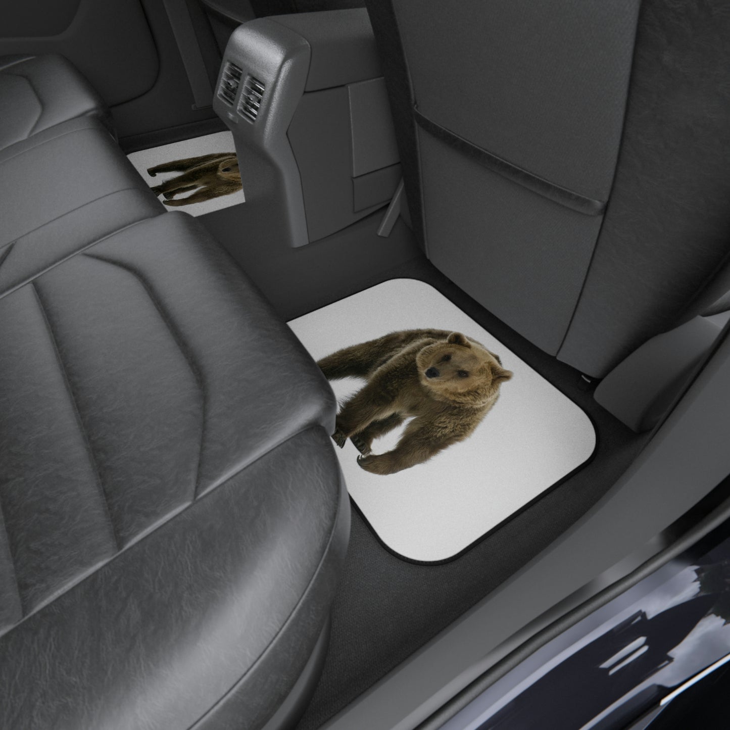 Car Mats (2x Rear) Bear Very Durable Traveling the United States
