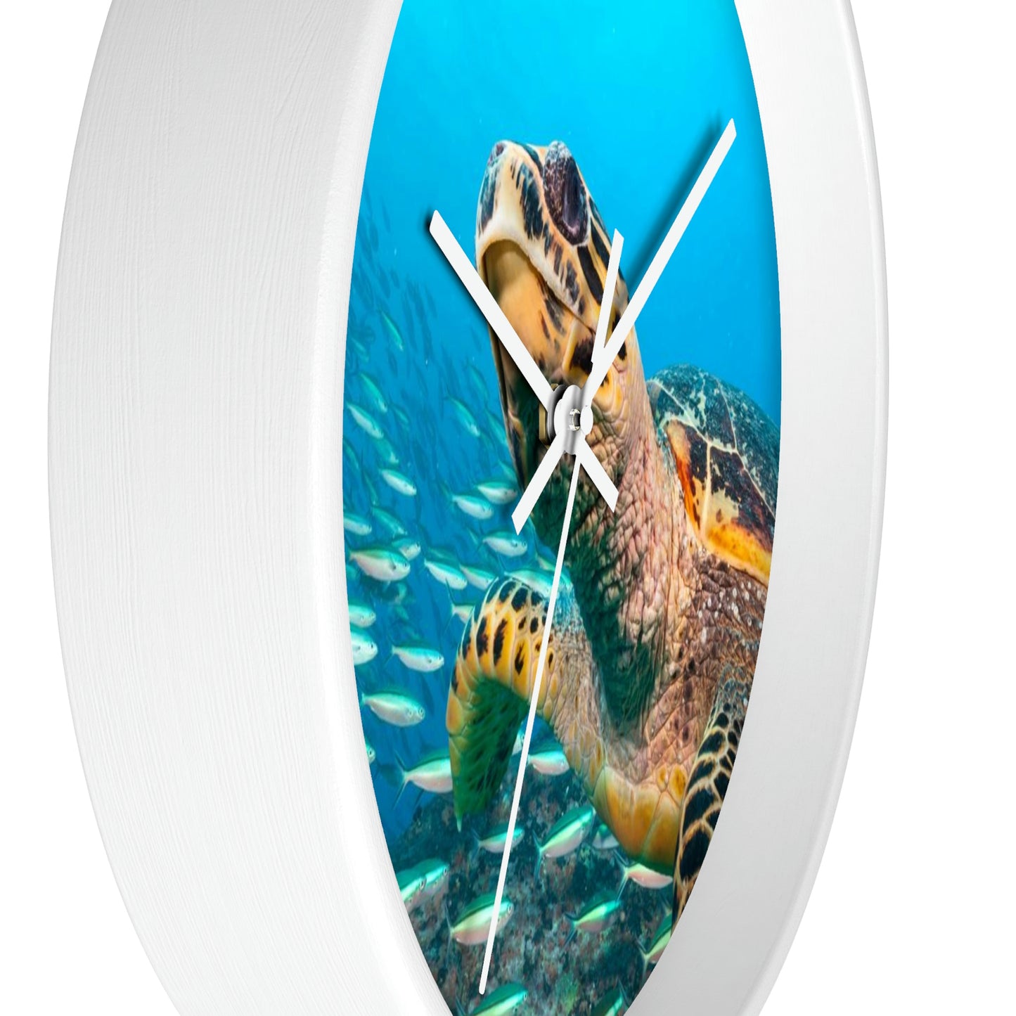 Horloge murale Tortue dans l'océan Couleurs étonnantes ! J'adore !