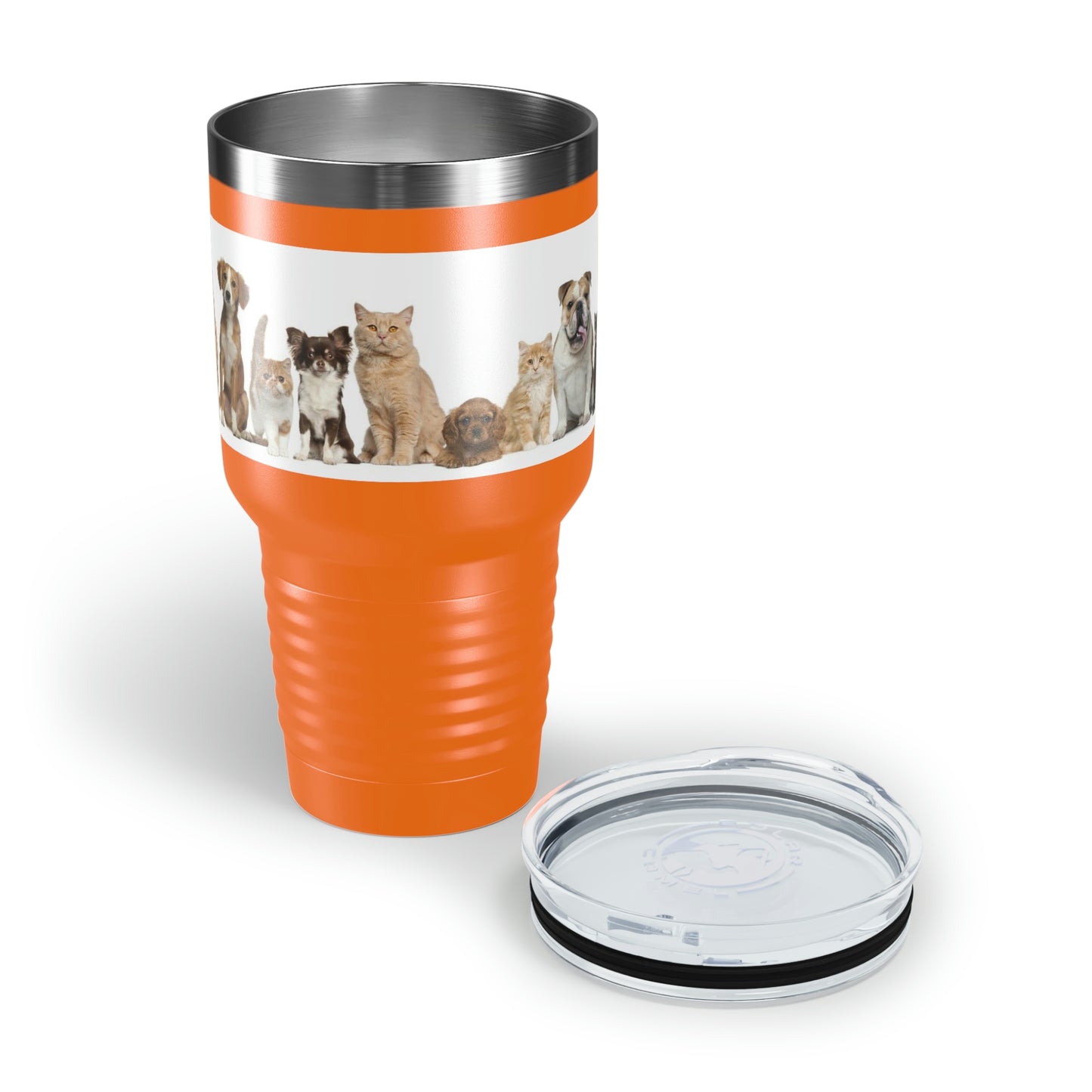 Gobelet à col rond pour chats et chiens, 30 oz, 5 couleurs, pour les voyages, le travail, la détente, les achats, le jardinage, la randonnée