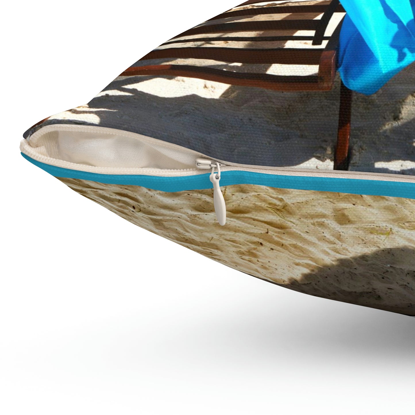 Relaxing At The Beach Square Pillow Vacation Traveling Sleeping Relaxing Driving Children