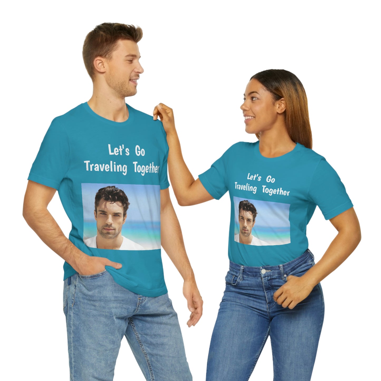 Handsome Man Jersey Short Sleeve T-shirt Traveling Work Movies