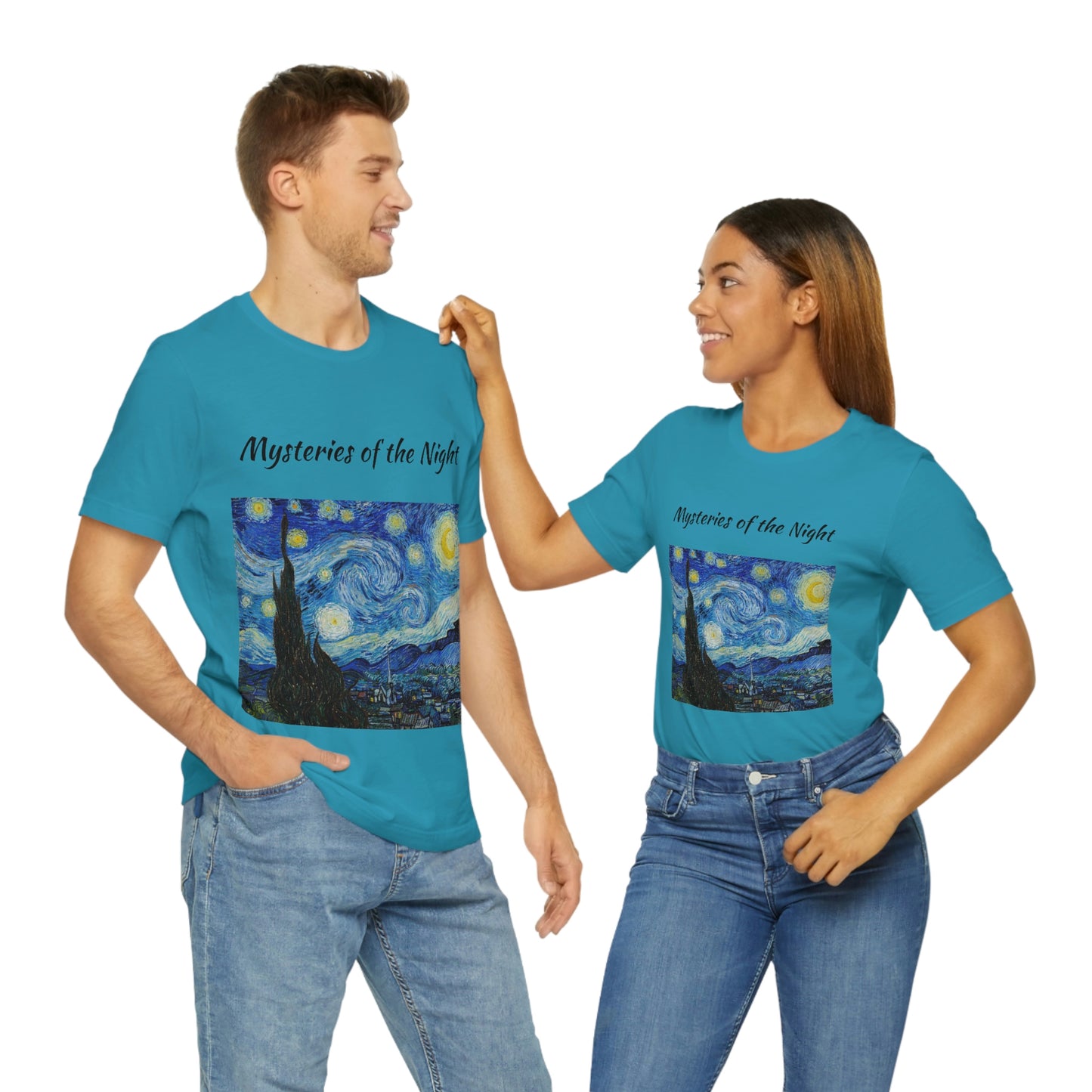 Camiseta unisex Misterios de la noche Viajes Trabajo Vacaciones Relajación