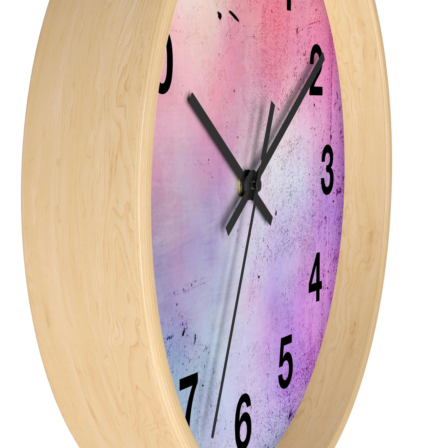 Light Pink Purple Wall Clock Such a Fabulous Wall Clock!
