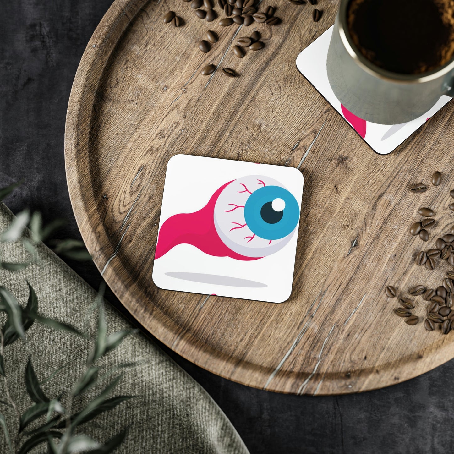 Coasters Eyeball Great For Every Table and Countertop
