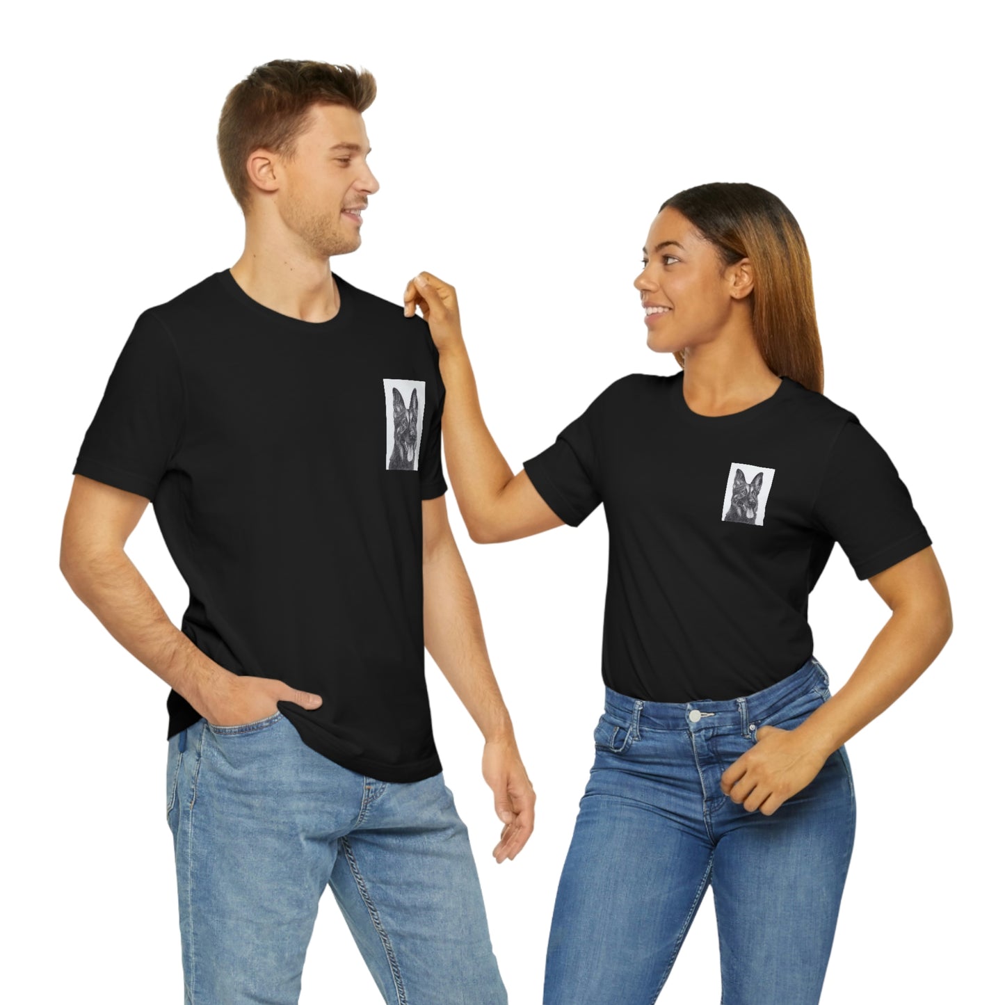 Sleep with Dogs you will get fleas Unisex Jersey Short Sleeve T-shirt GIFT