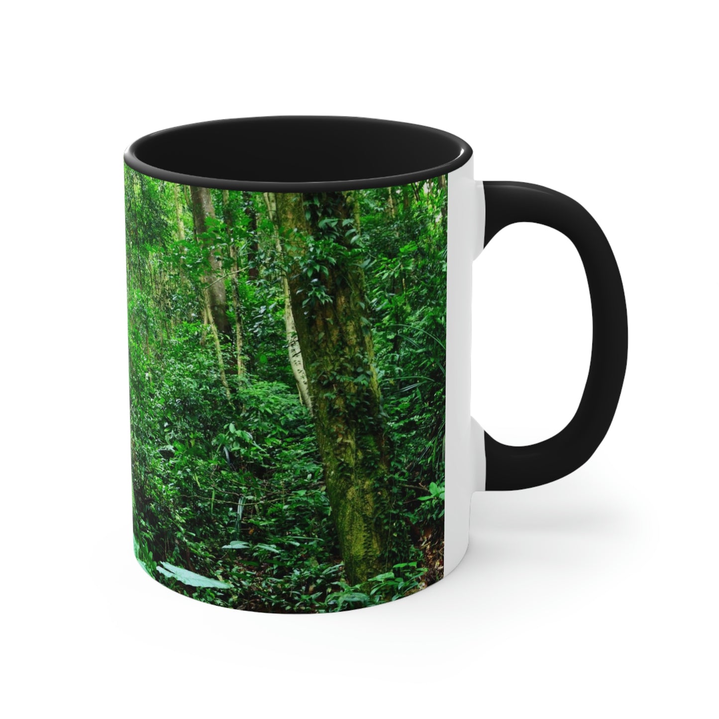 Taza de café con acentos de naturaleza, 11 oz, café, té, refresco, agua, helado, sopa, zapatero de melocotón