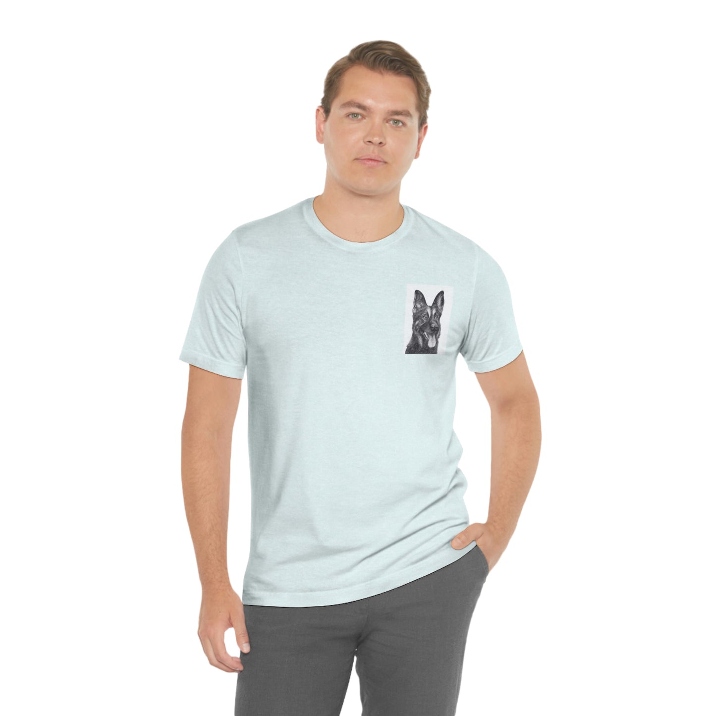 Sleep with Dogs you will get fleas Unisex Jersey Short Sleeve T-shirt GIFT