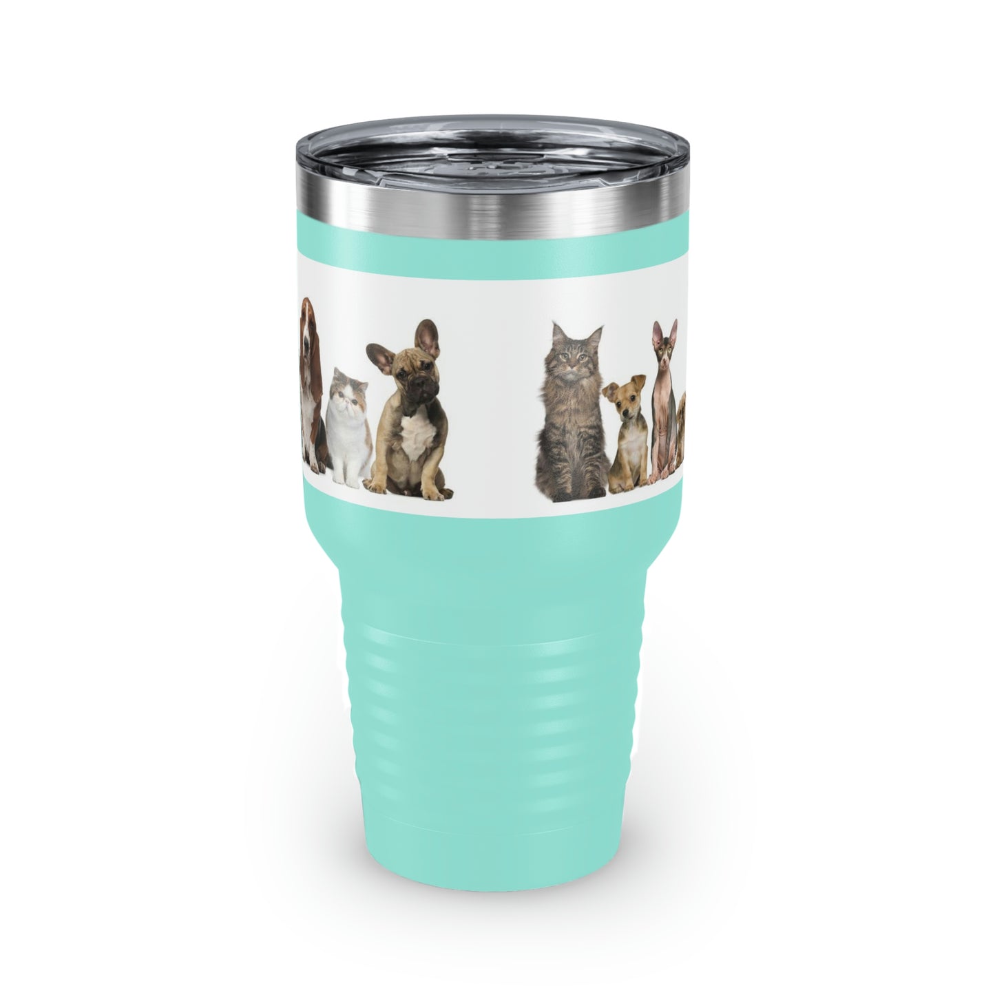 Gobelet à col rond pour chats et chiens, 30 oz, 5 couleurs, pour les voyages, le travail, la détente, les achats, le jardinage, la randonnée