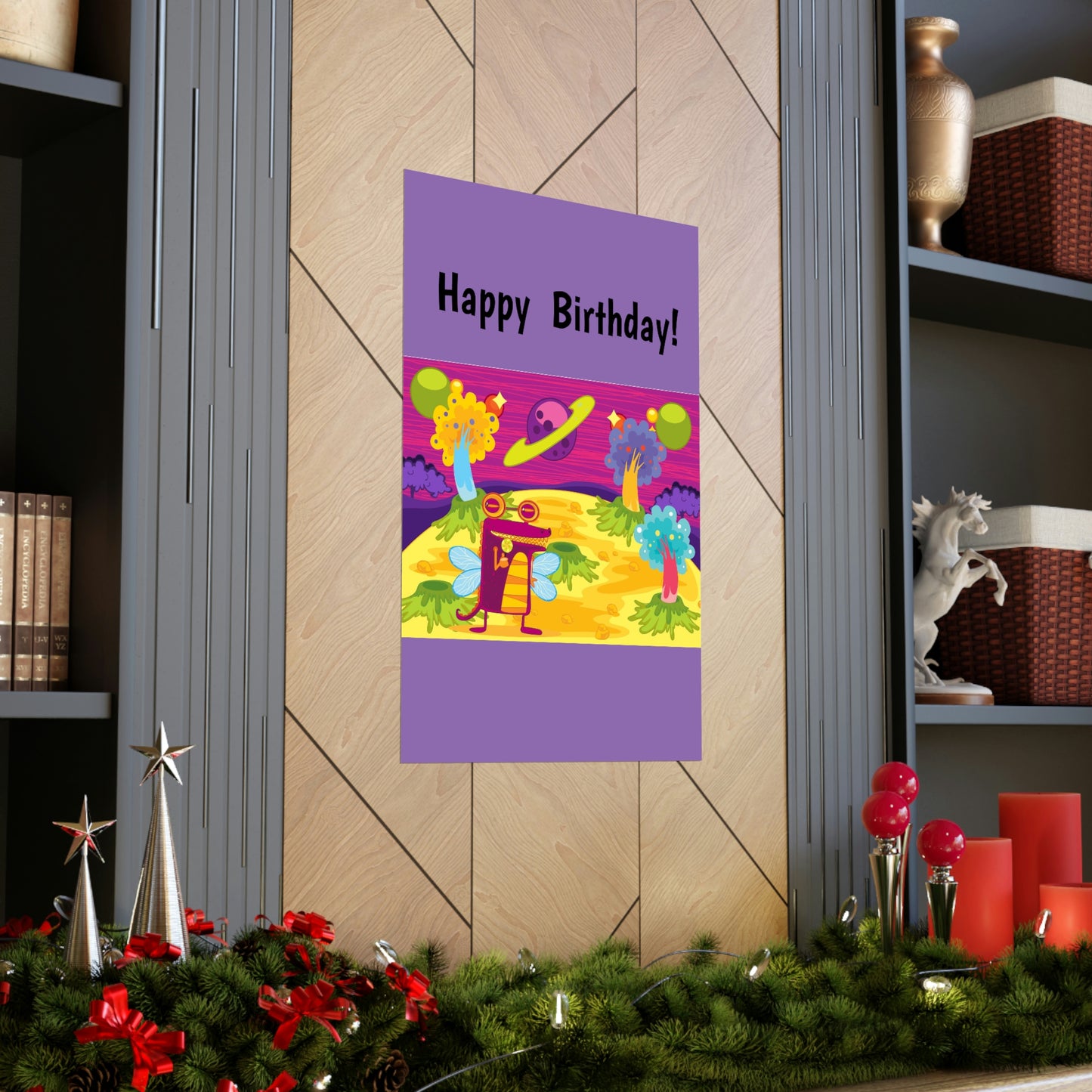 Happy Birthday Premium Matte vertical posters Children Son Daughter Friends Cousins