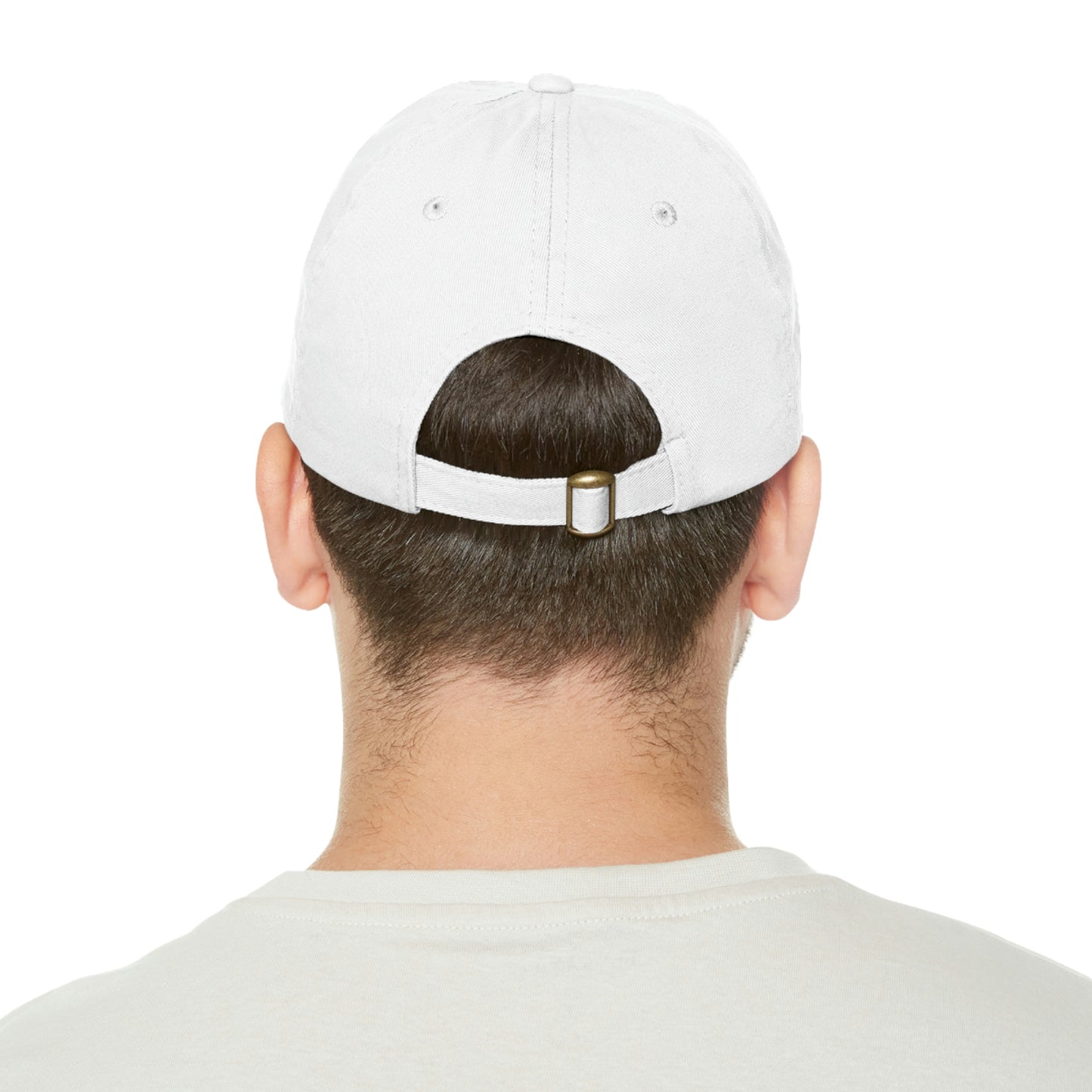 Dinosaur Dad Hat with Leather Patch (Rectangle) Great Gift for Father's Day!