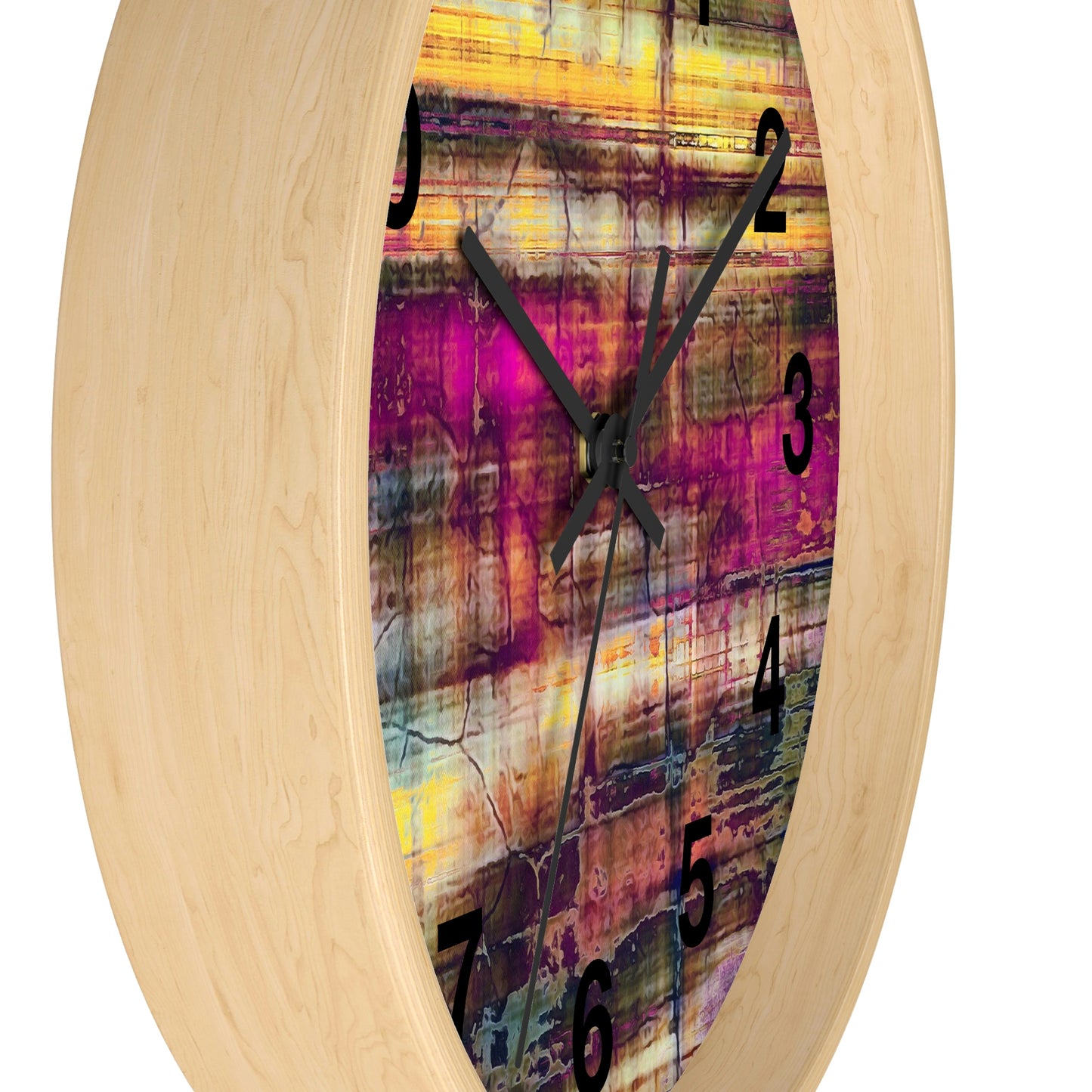 Colorful Abstract Wall Clock Such a Wonderful Clock!