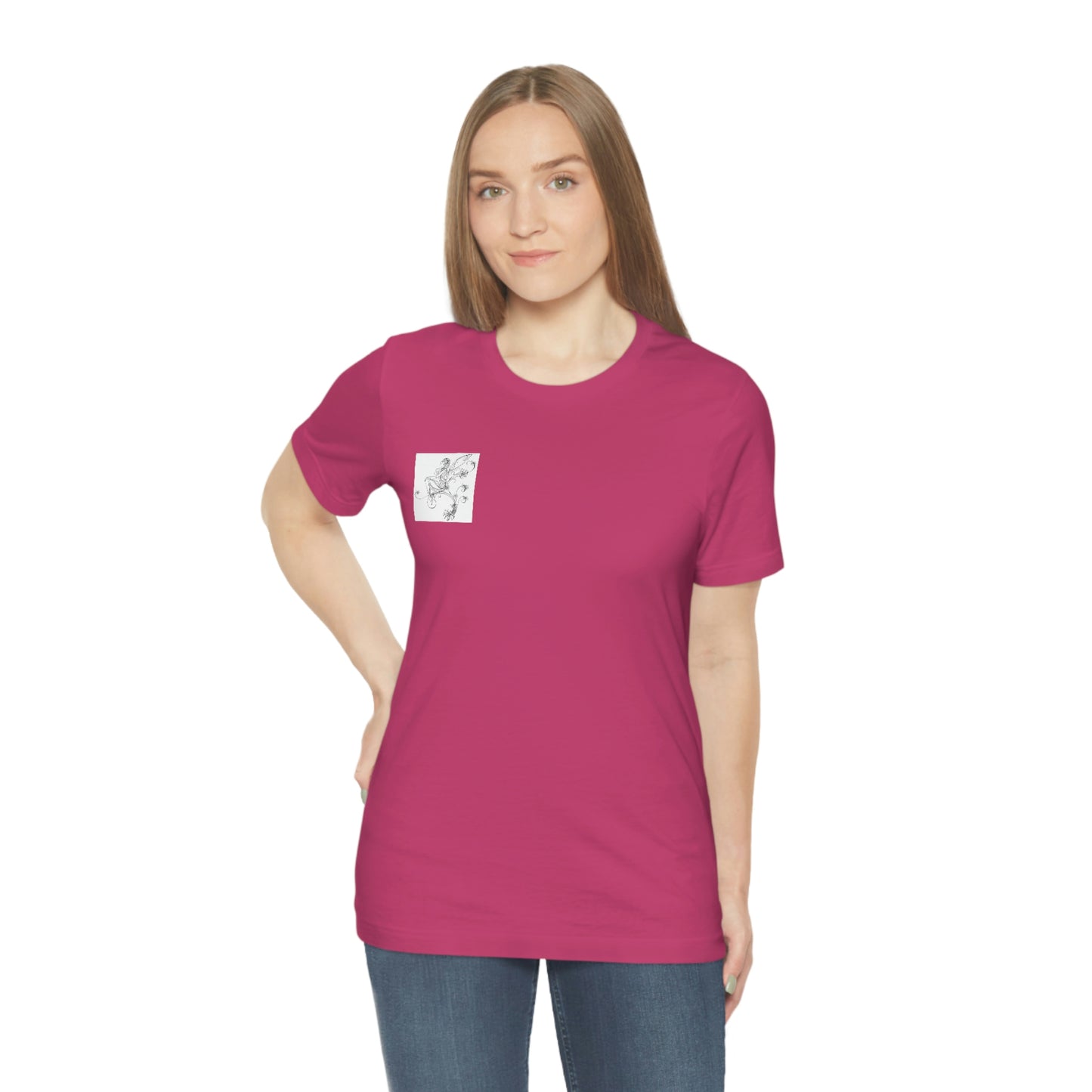 T-shirt à manches courtes unisexe en jersey avec inscription « Witches Brew Happiness » Cadeau d'anniversaire