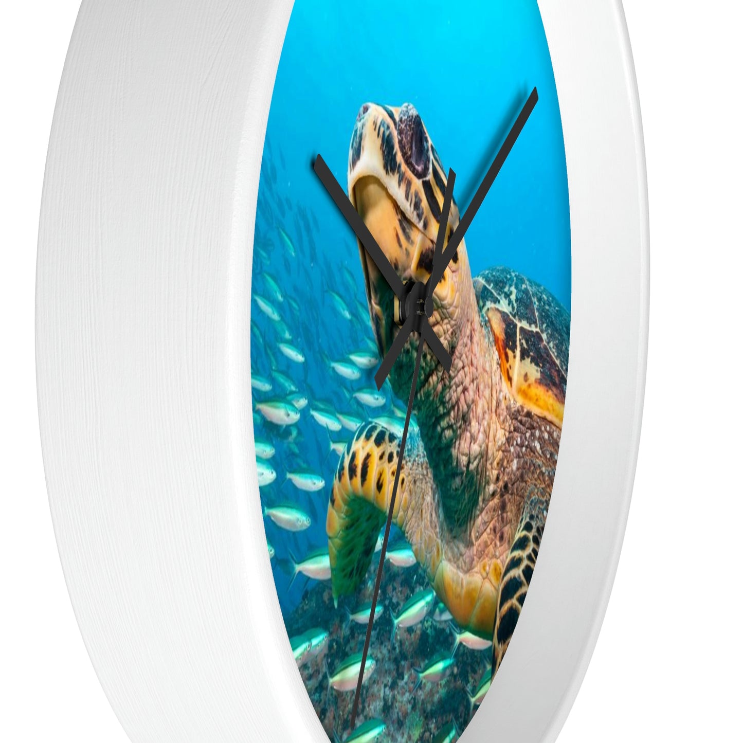 Horloge murale Tortue dans l'océan Couleurs étonnantes ! J'adore !