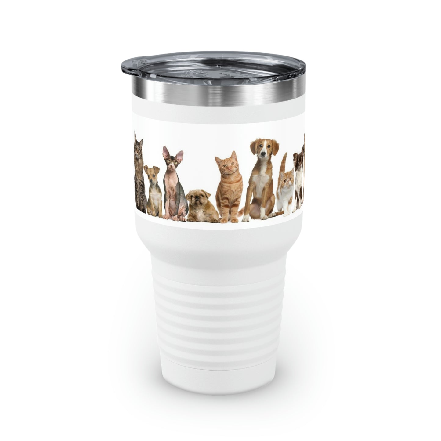 Gobelet à col rond pour chats et chiens, 30 oz, 5 couleurs, pour les voyages, le travail, la détente, les achats, le jardinage, la randonnée