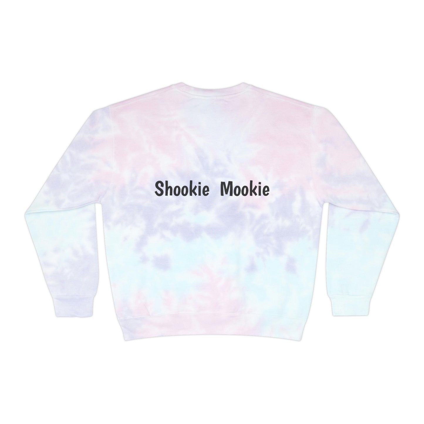 Sudadera unisex con efecto tie-dye y acelerador de motocicleta