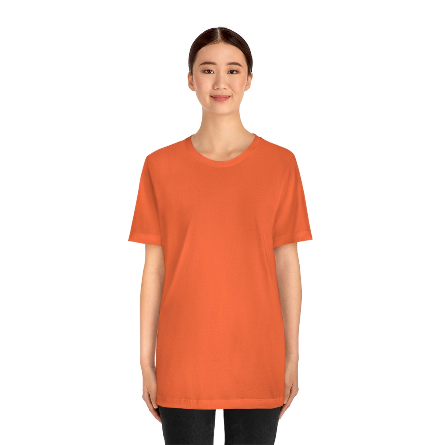 Just Think Unisex Jersey Short Sleeve T-shirt Work School Errands Shopping