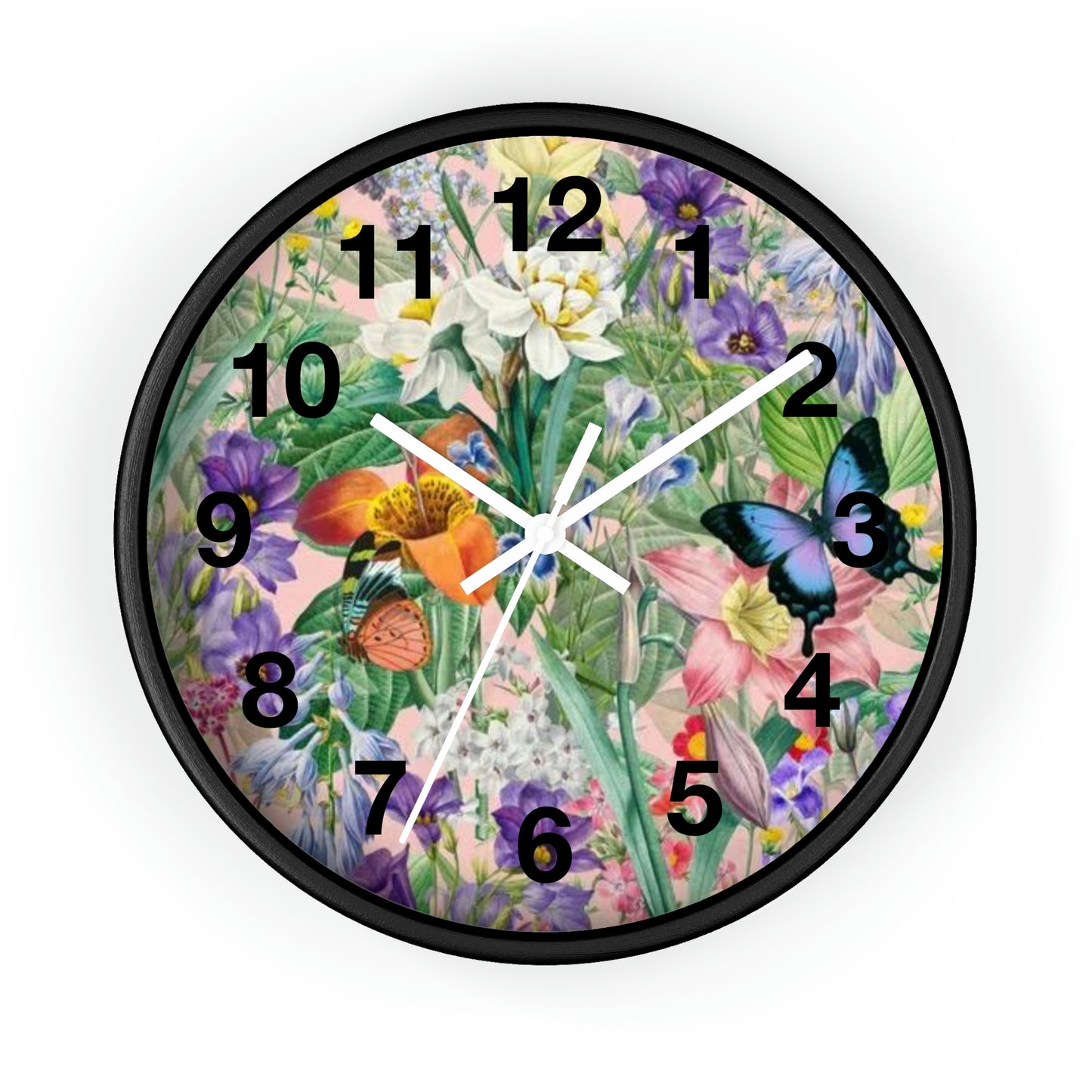 Butterfly Flower Garden Wall Clock Momma Want This Clock!