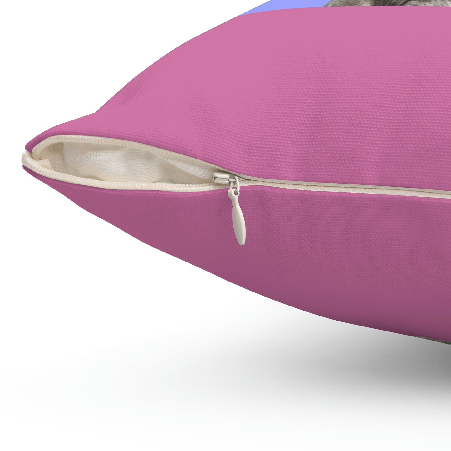 Coussin carré pour chien et chat avec sourires et rires