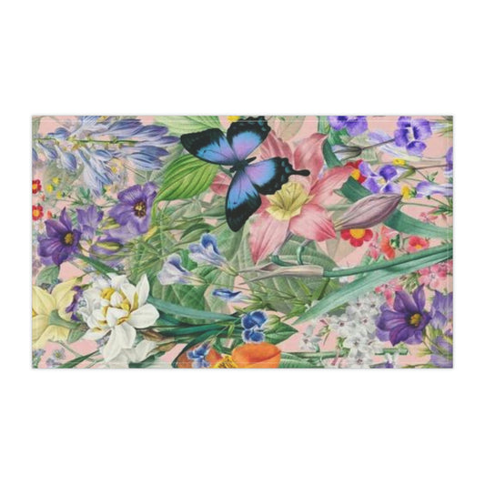 Toalla de cocina con diseño de mariposas y flores. ¡Un gran regalo para una fiesta de cumpleaños!