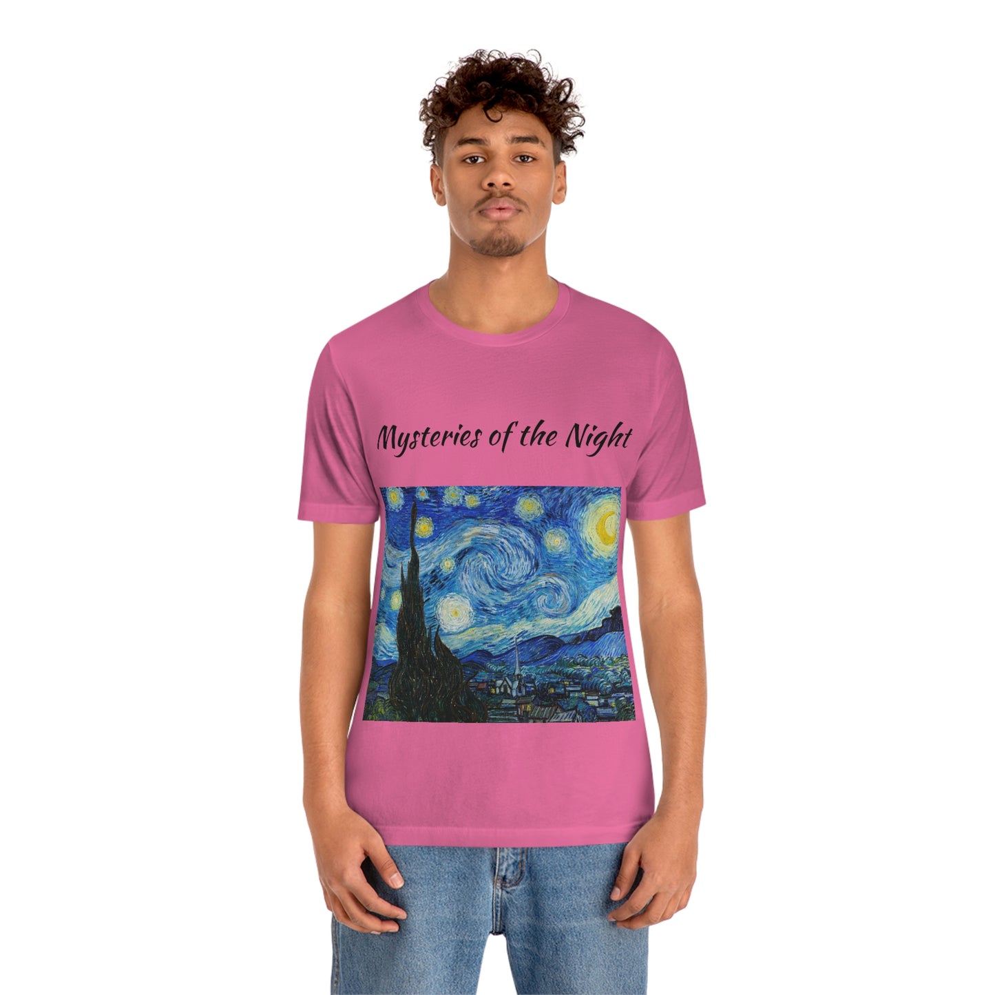 Camiseta unisex Misterios de la noche Viajes Trabajo Vacaciones Relajación