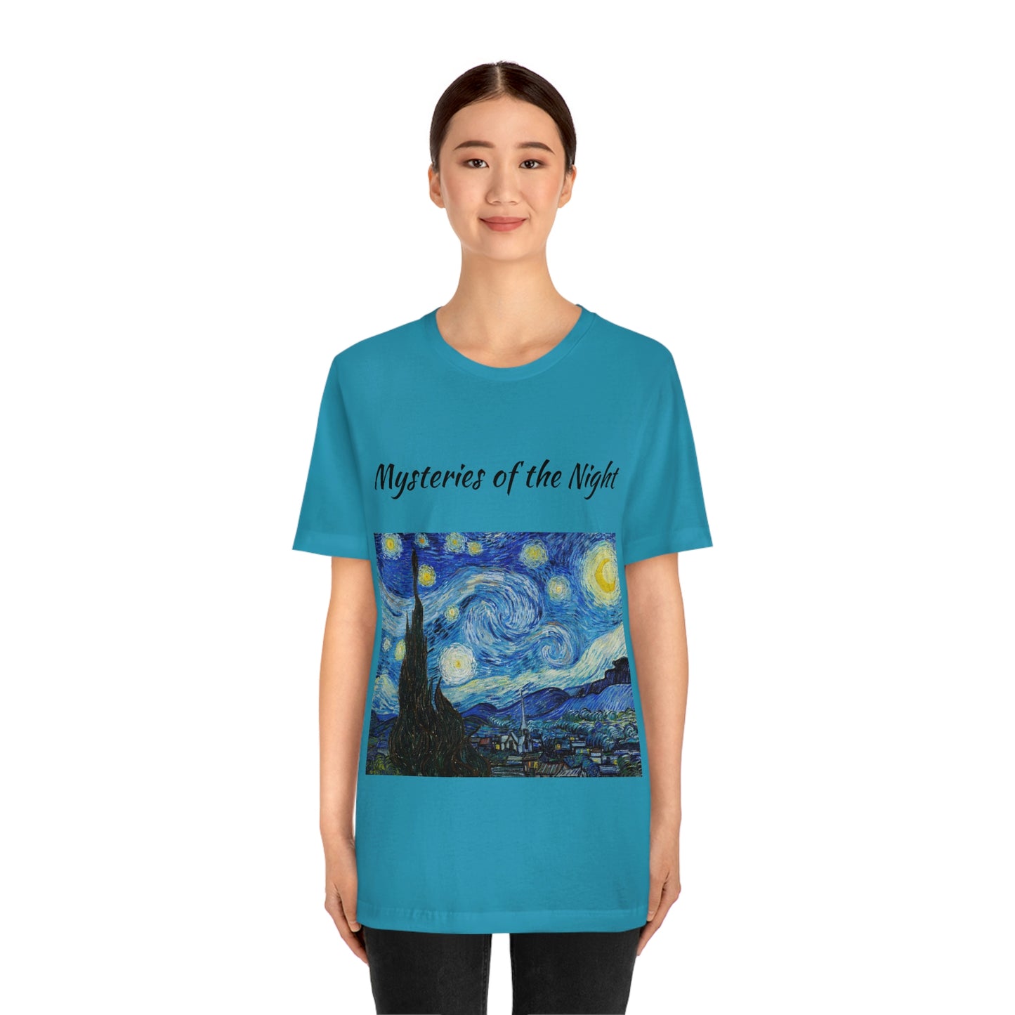 Camiseta unisex Misterios de la noche Viajes Trabajo Vacaciones Relajación