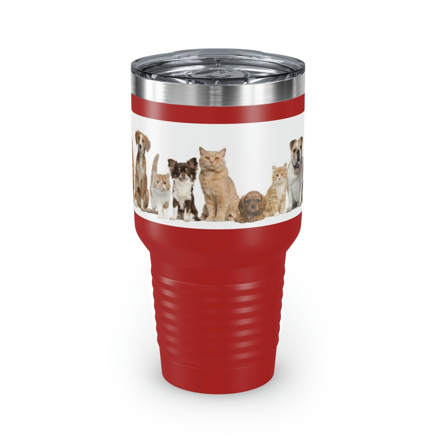 Gobelet à col rond pour chats et chiens, 30 oz, 5 couleurs, pour les voyages, le travail, la détente, les achats, le jardinage, la randonnée
