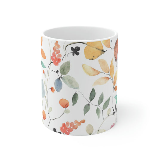 Wildflowers Ceramic Mug 11oz Great For Coffee Chocolate Tea Soda Soup Ice Cream