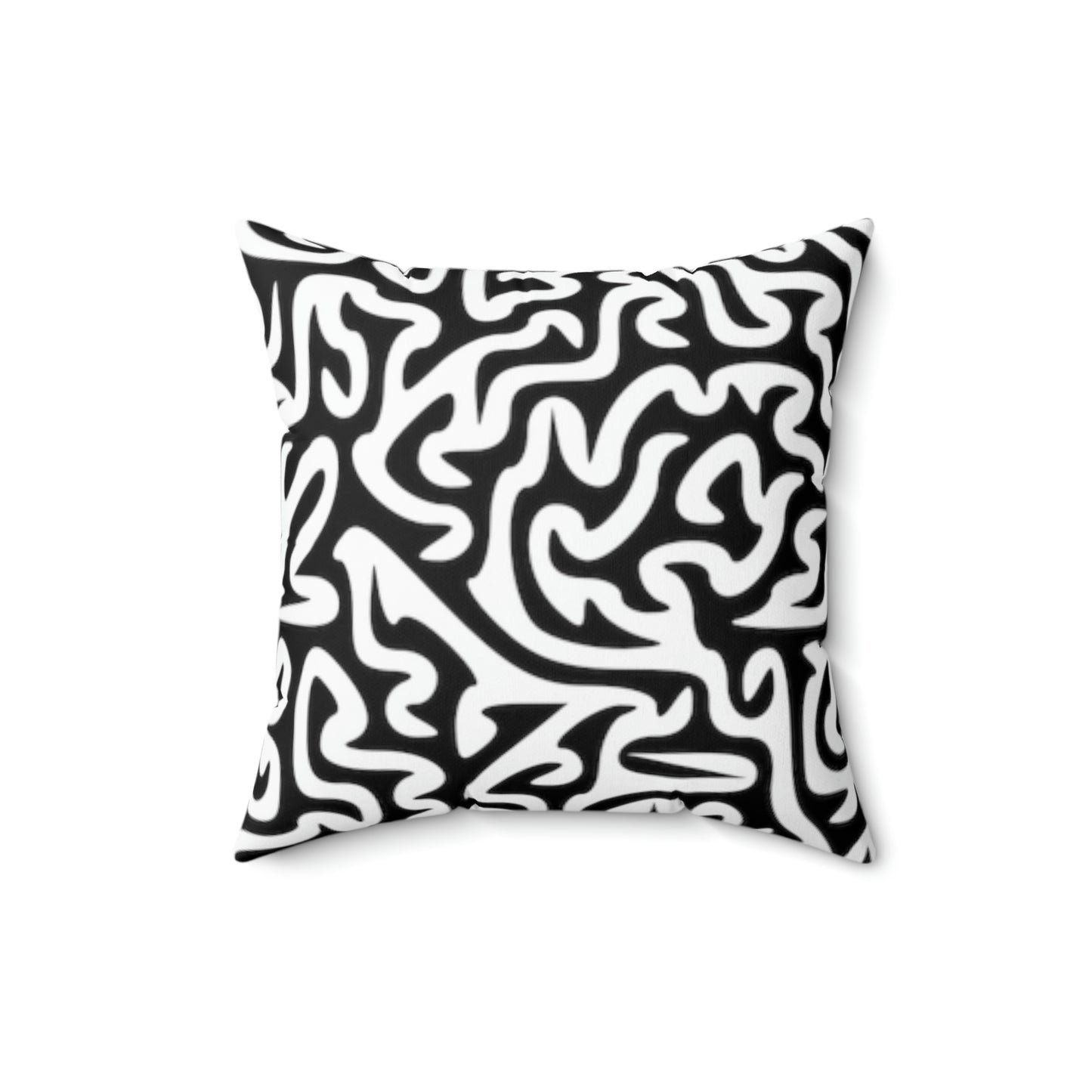 Maze Black White Square Pillow Can I Have This Pillow For My Birthday