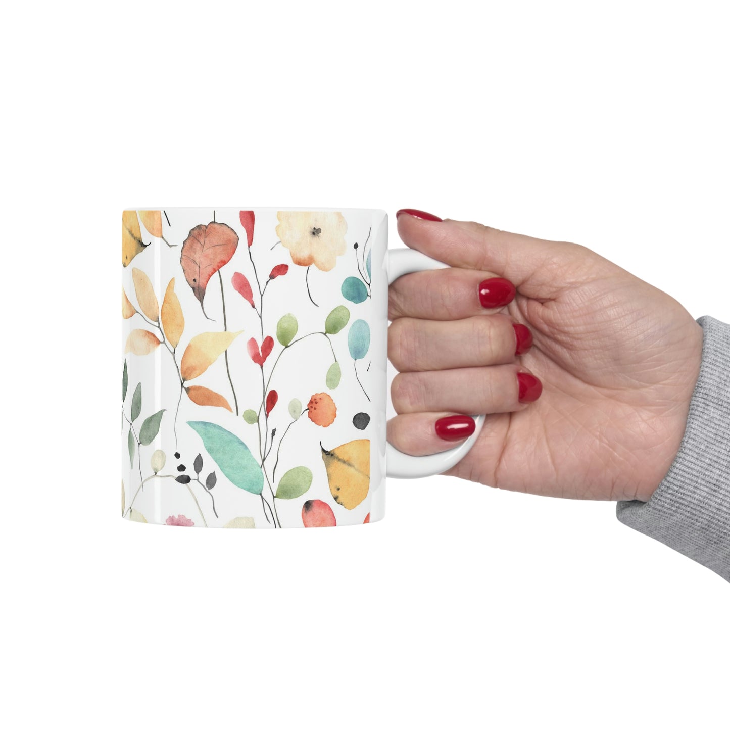 Wildflowers Ceramic Mug 11oz Great For Coffee Chocolate Tea Soda Soup Ice Cream