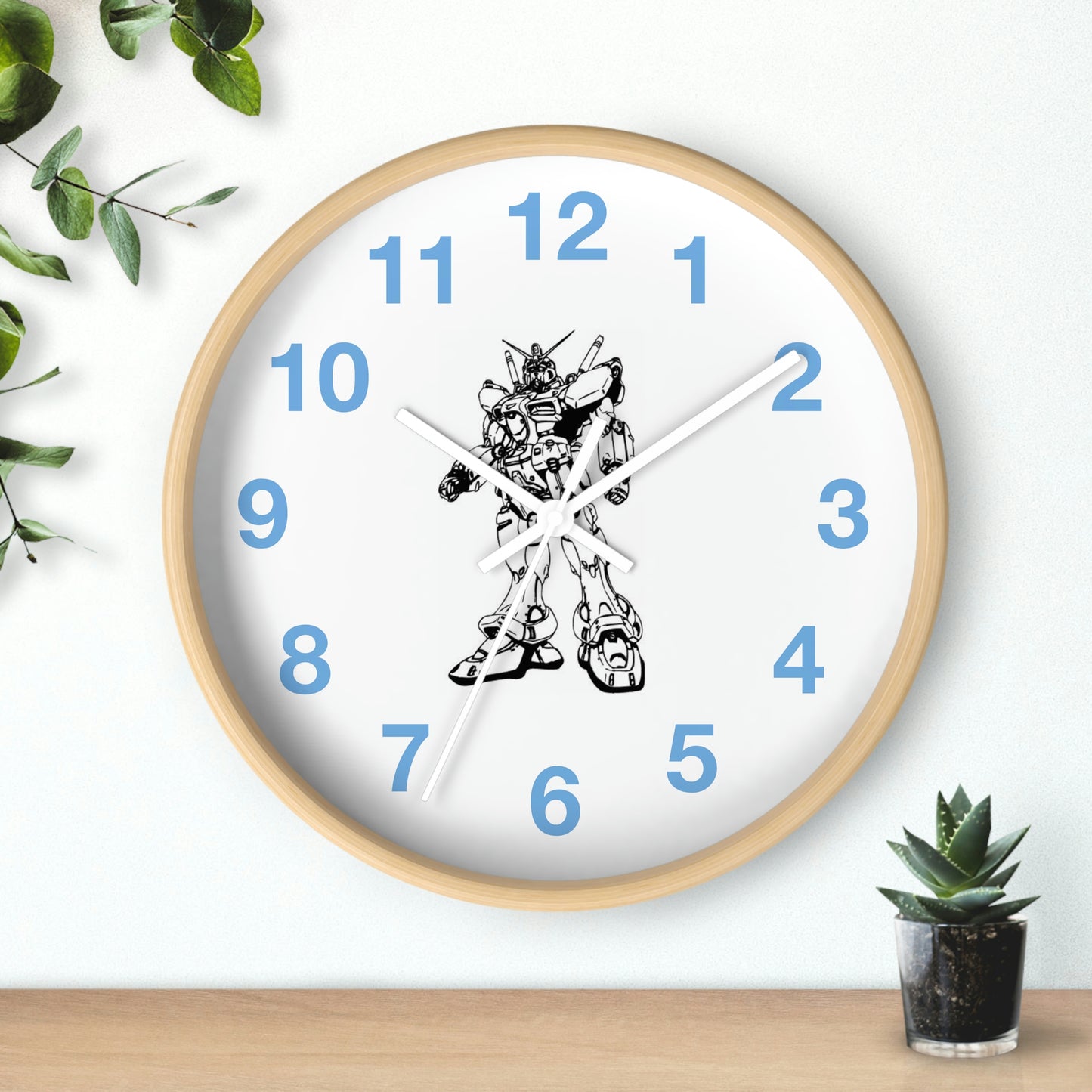 Reloj de pared con diseño de cómic Johny Doomsday ¡A los niños les encantará este reloj!