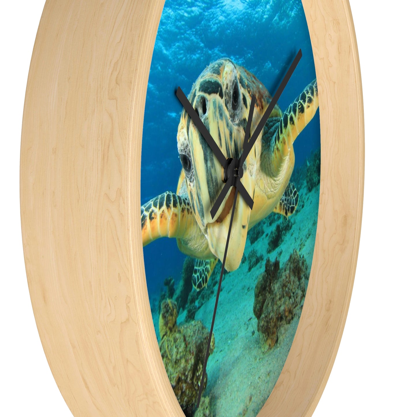 Horloge murale Tortue dans l'océan Les couleurs sont incroyables ! Superbe cadeau !