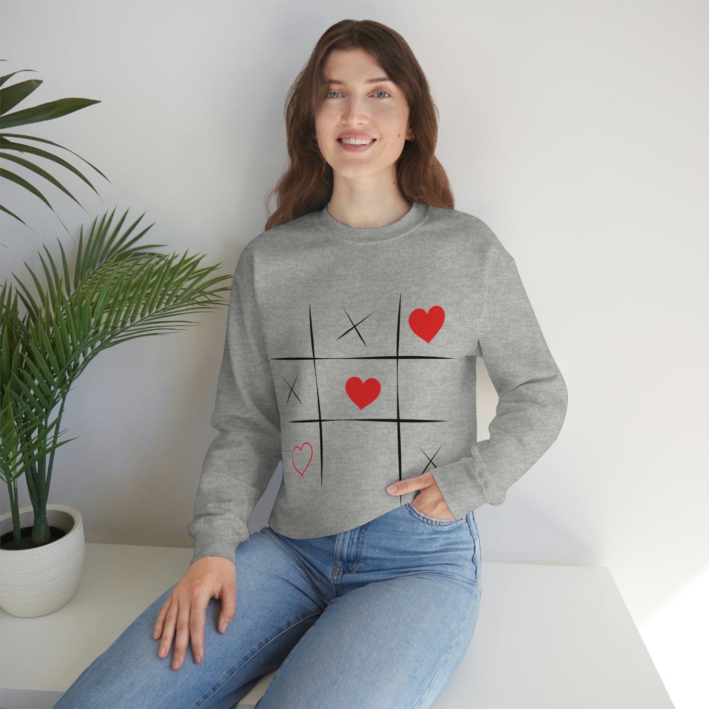 Tic Tac Toe Crewneck Sweatshirt My Daughter Would Love This Sweatshirt!