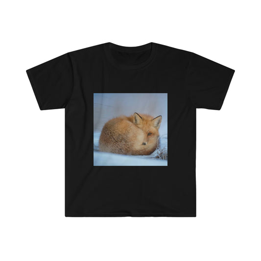Red Fox. T-shirt. Custom Artwork. Unique Whimsical Flare. Vivid Colors. Great for Men, Women and Children. Soft against your skin. Comfortable to wear everyday of the week. I love quality and fit. Looking Fabulous! Such a Wonderful Gift!