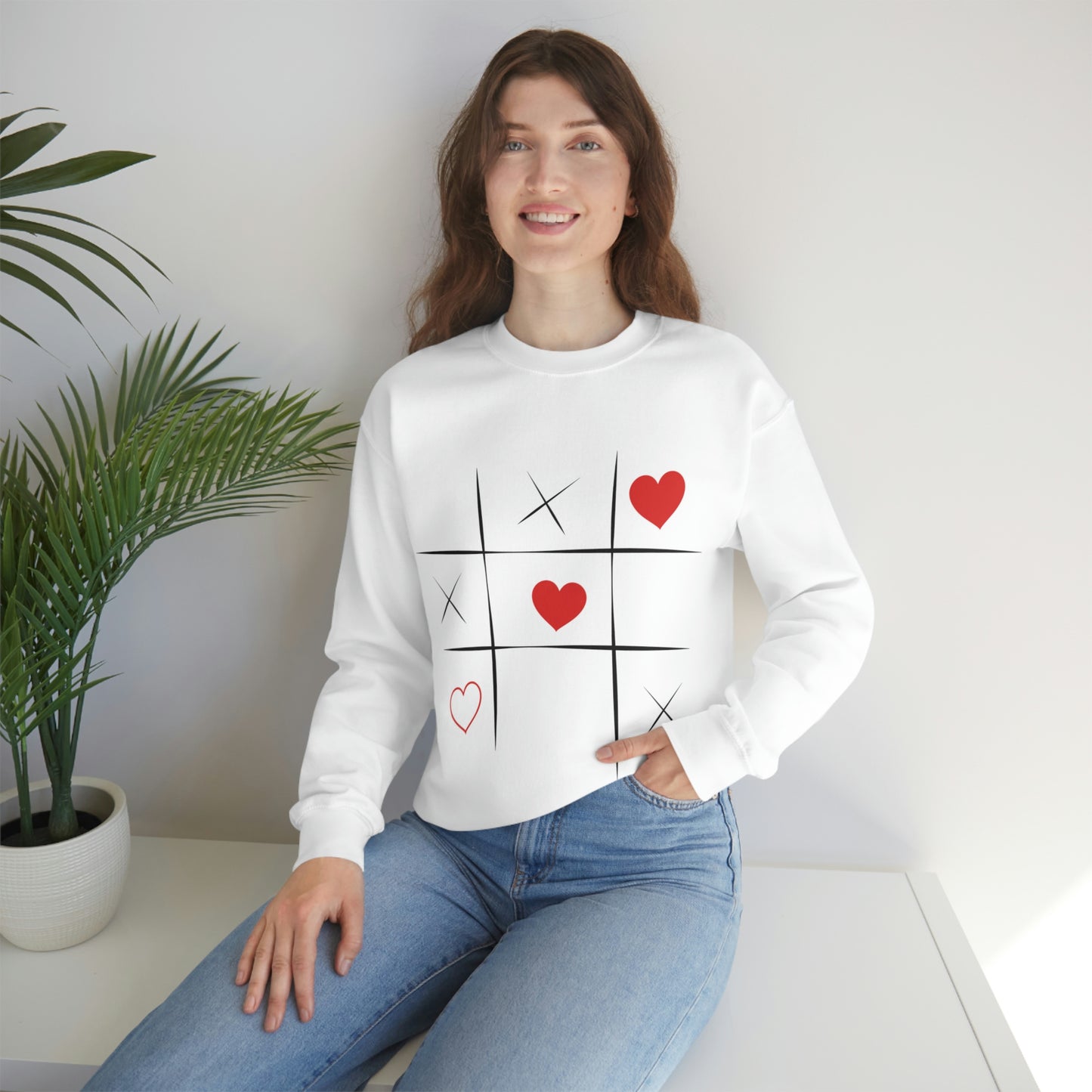 Tic Tac Toe Crewneck Sweatshirt My Daughter Would Love This Sweatshirt!