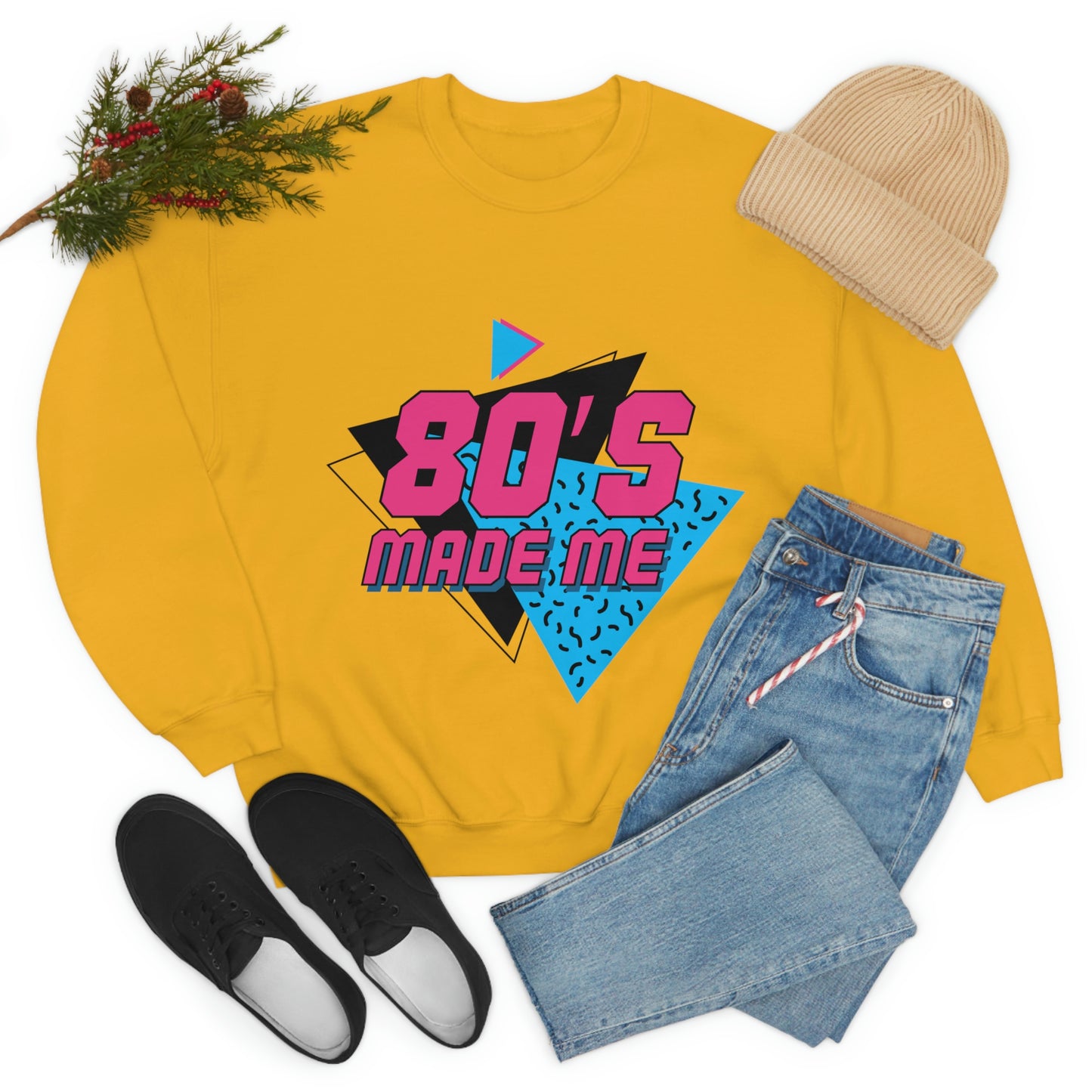 Sudadera con cuello redondo 80's Made Me ¡Mi sudadera favorita!