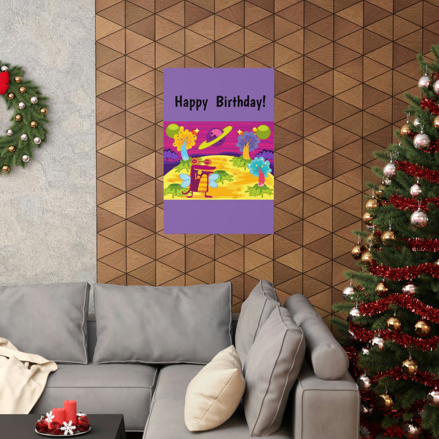Happy Birthday Premium Matte vertical posters Children Son Daughter Friends Cousins