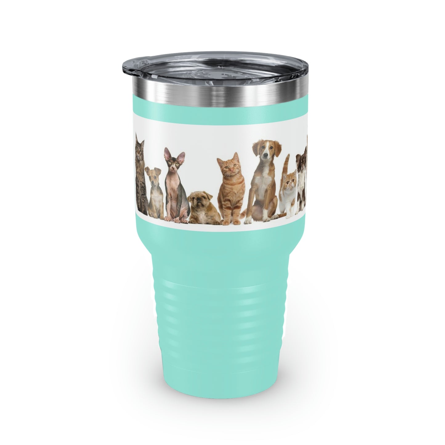 Gobelet à col rond pour chats et chiens, 30 oz, 5 couleurs, pour les voyages, le travail, la détente, les achats, le jardinage, la randonnée