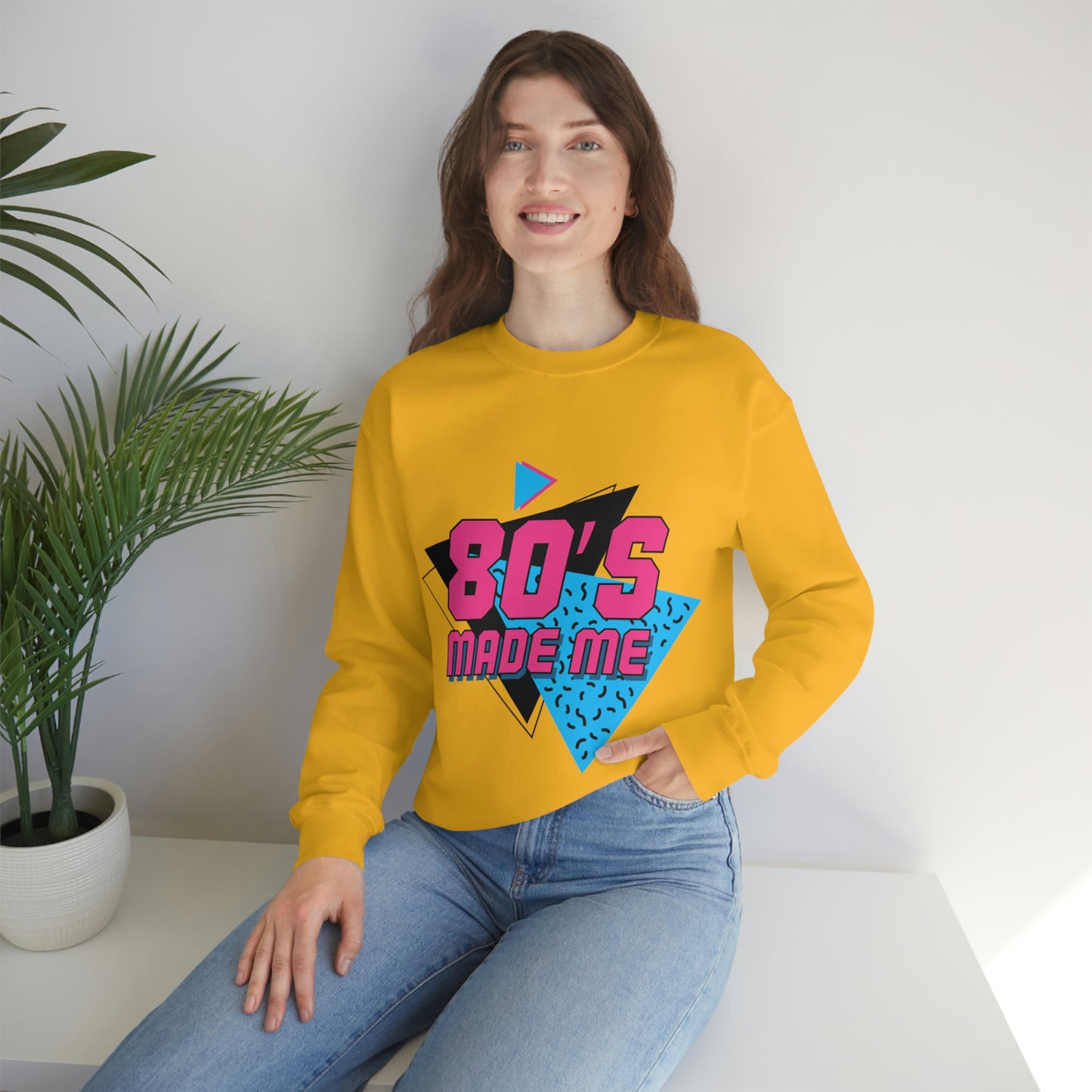 Sudadera con cuello redondo 80's Made Me ¡Mi sudadera favorita!