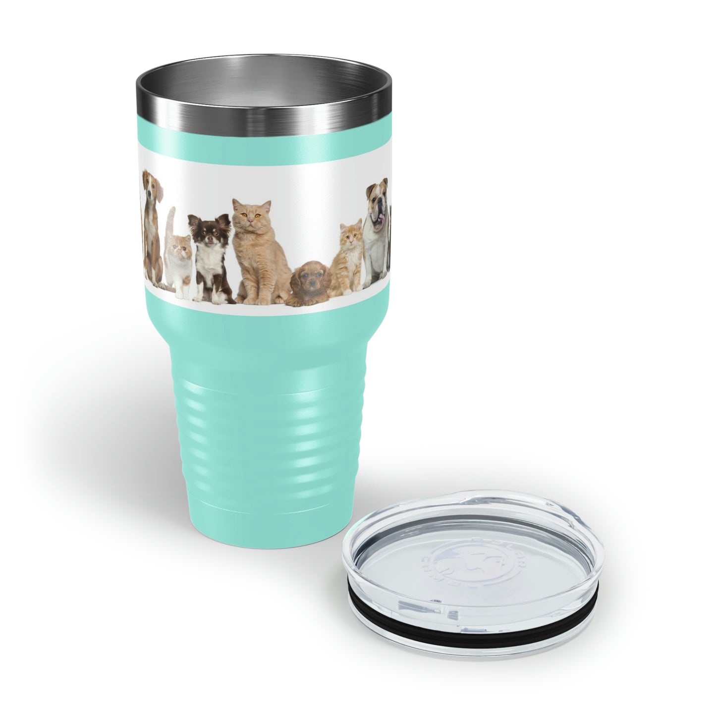 Gobelet à col rond pour chats et chiens, 30 oz, 5 couleurs, pour les voyages, le travail, la détente, les achats, le jardinage, la randonnée