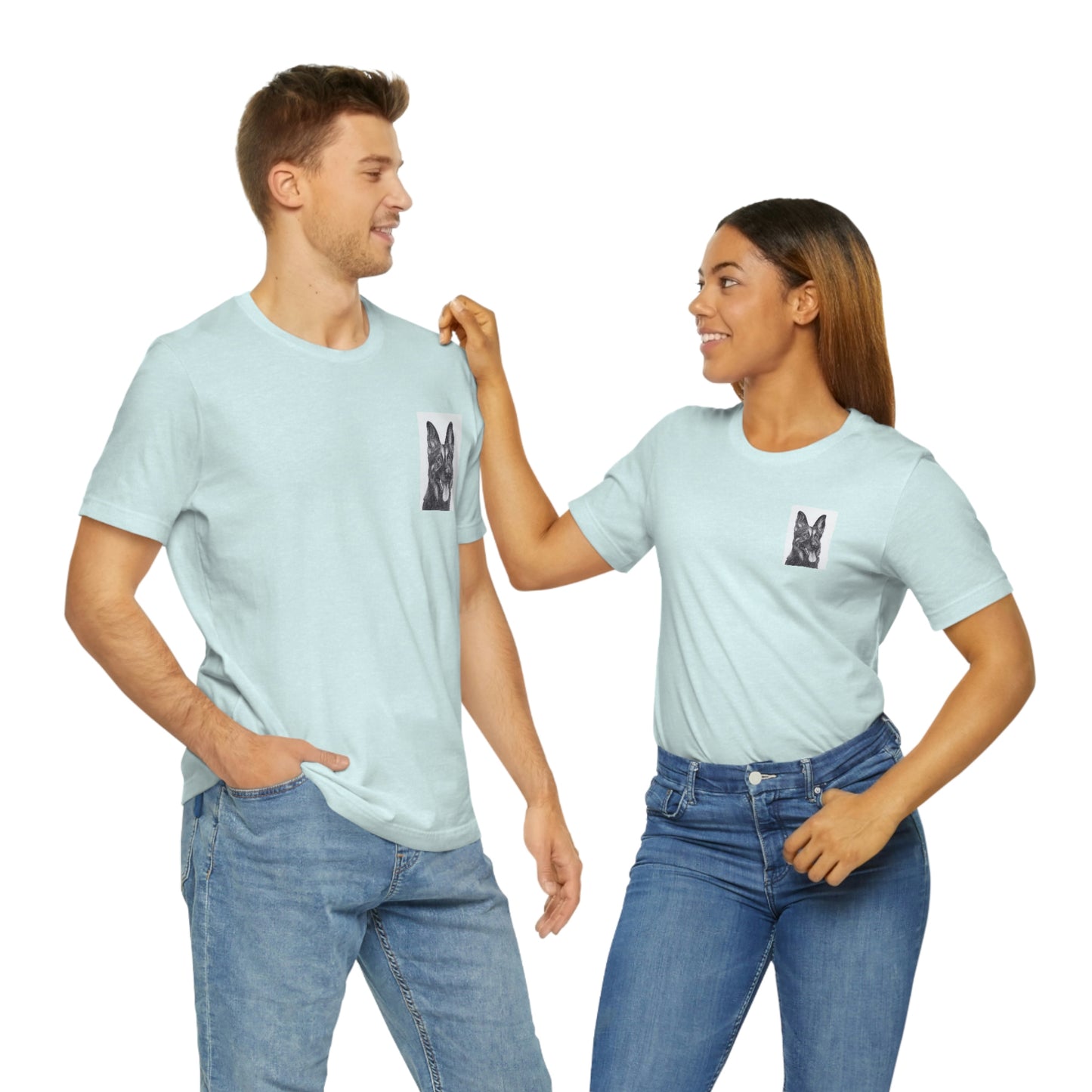 Sleep with Dogs you will get fleas Unisex Jersey Short Sleeve T-shirt GIFT
