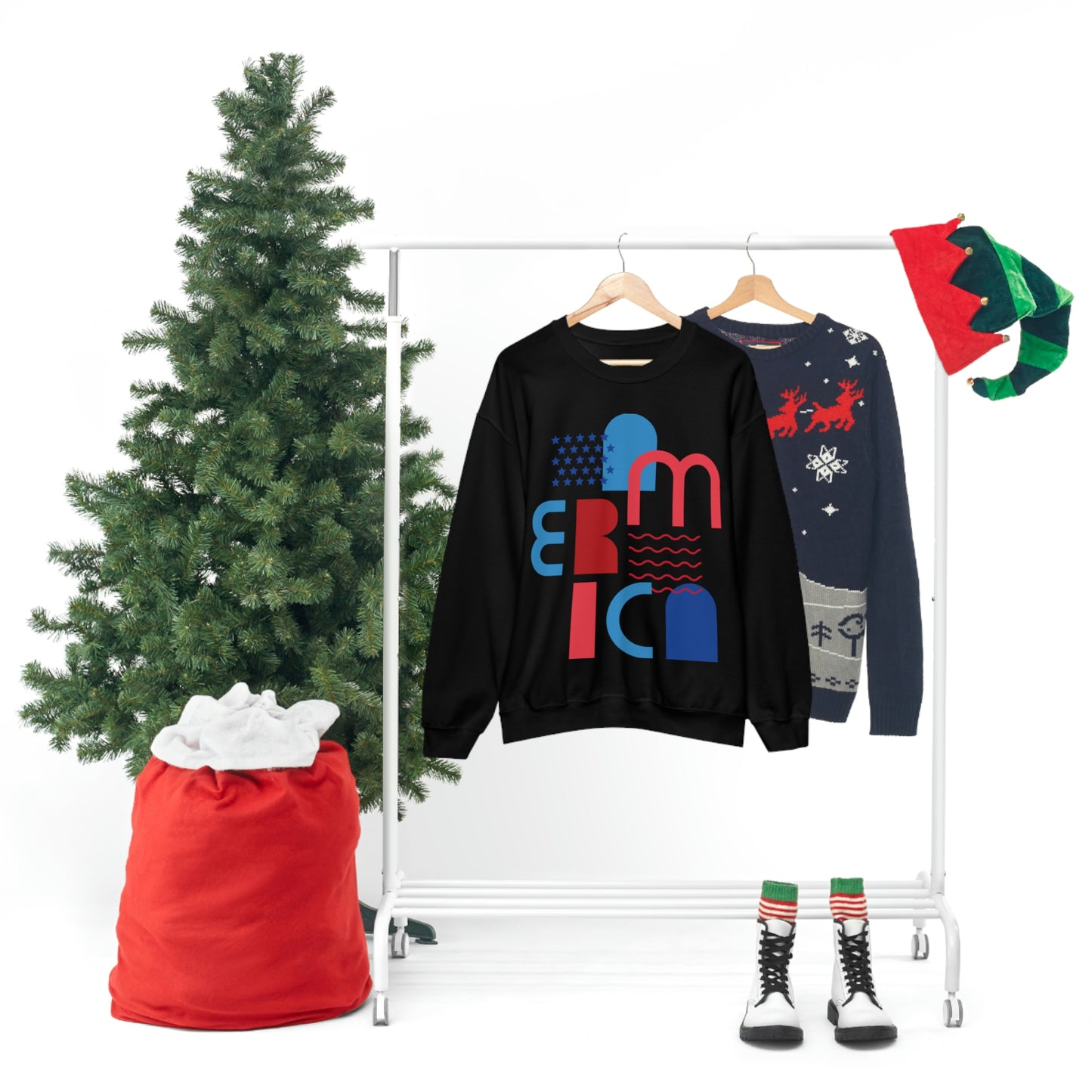 America Crewneck Sweatshirt Looking Fabulous!