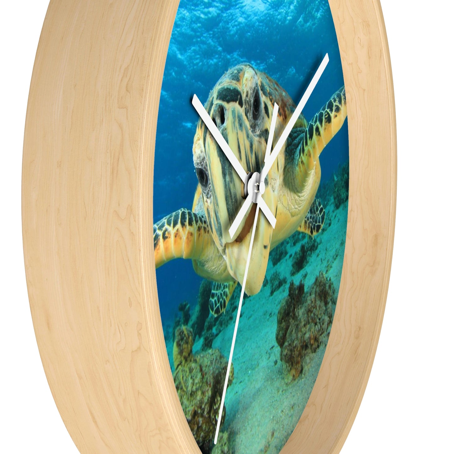 Horloge murale Tortue dans l'océan Les couleurs sont incroyables ! Superbe cadeau !