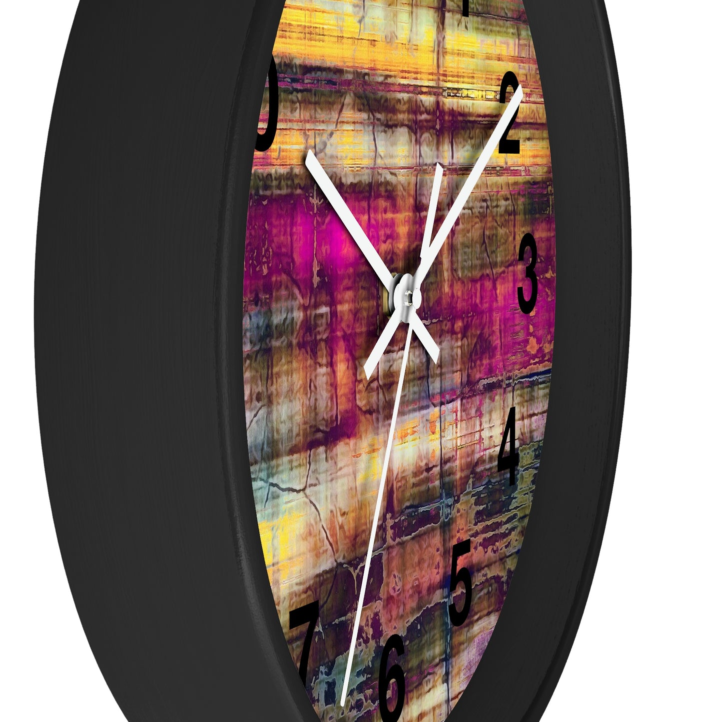 Colorful Abstract Wall Clock Such a Wonderful Clock!